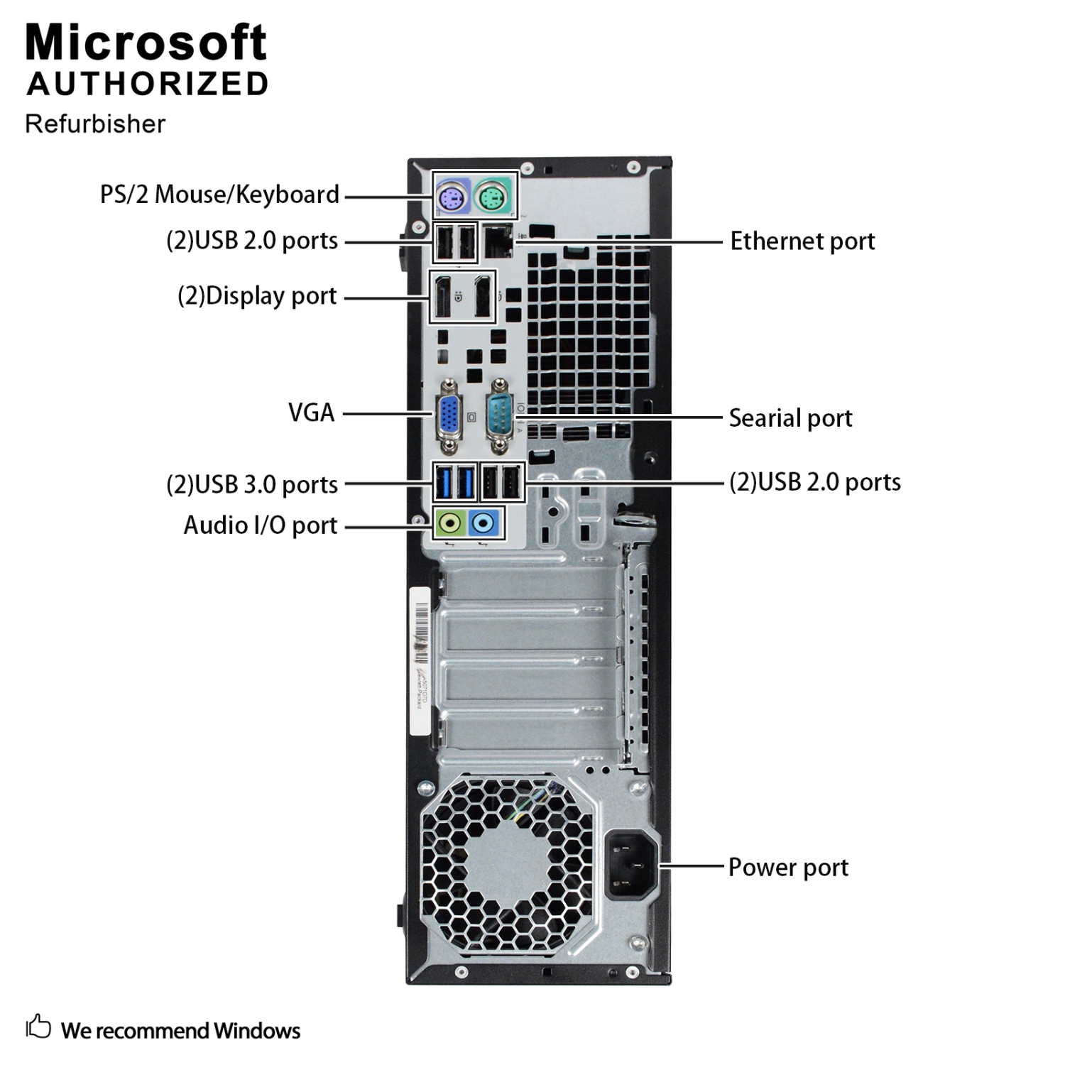 Refurbished - HP ProDesk 600 G1 SFF, Intel Quad Core i5 4690 up to 3.9GHz, 8G DDR3, 1T SSD, WiFi, BT, DVDRW, Win10P64 (EN/FR/ES)