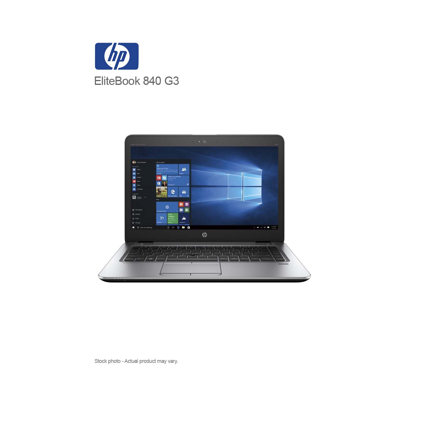 Refurbished (Excellent) - HP EliteBook 840 G3 14″ Laptop - Intel Core i5-6300U, 16GB DDR4, 512GB SSD, Webcam, WIN 10 PRO