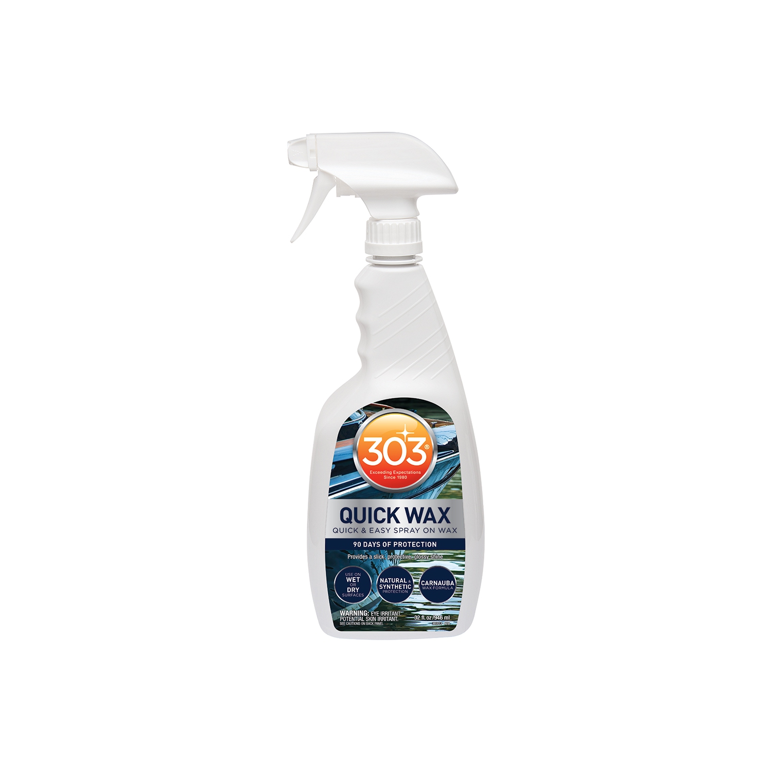 303 Marine Quick Wax w/Trigger Sprayer - 32oz