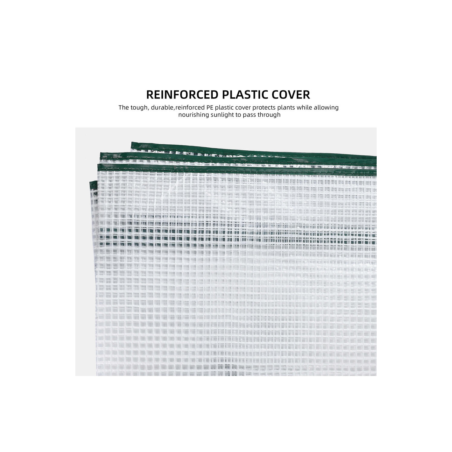 4 Tier 27" x 19" x 63" Portable Greenhouse Warm, Winter House Plant Shed with Cover and Roll-up Zipped Door