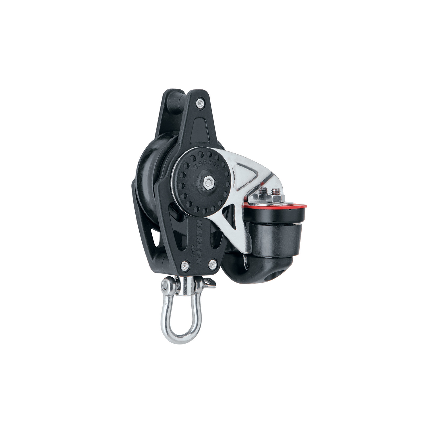 Harken 40mm Carbo Air Block w/Cam Cleat &amp; Becket
