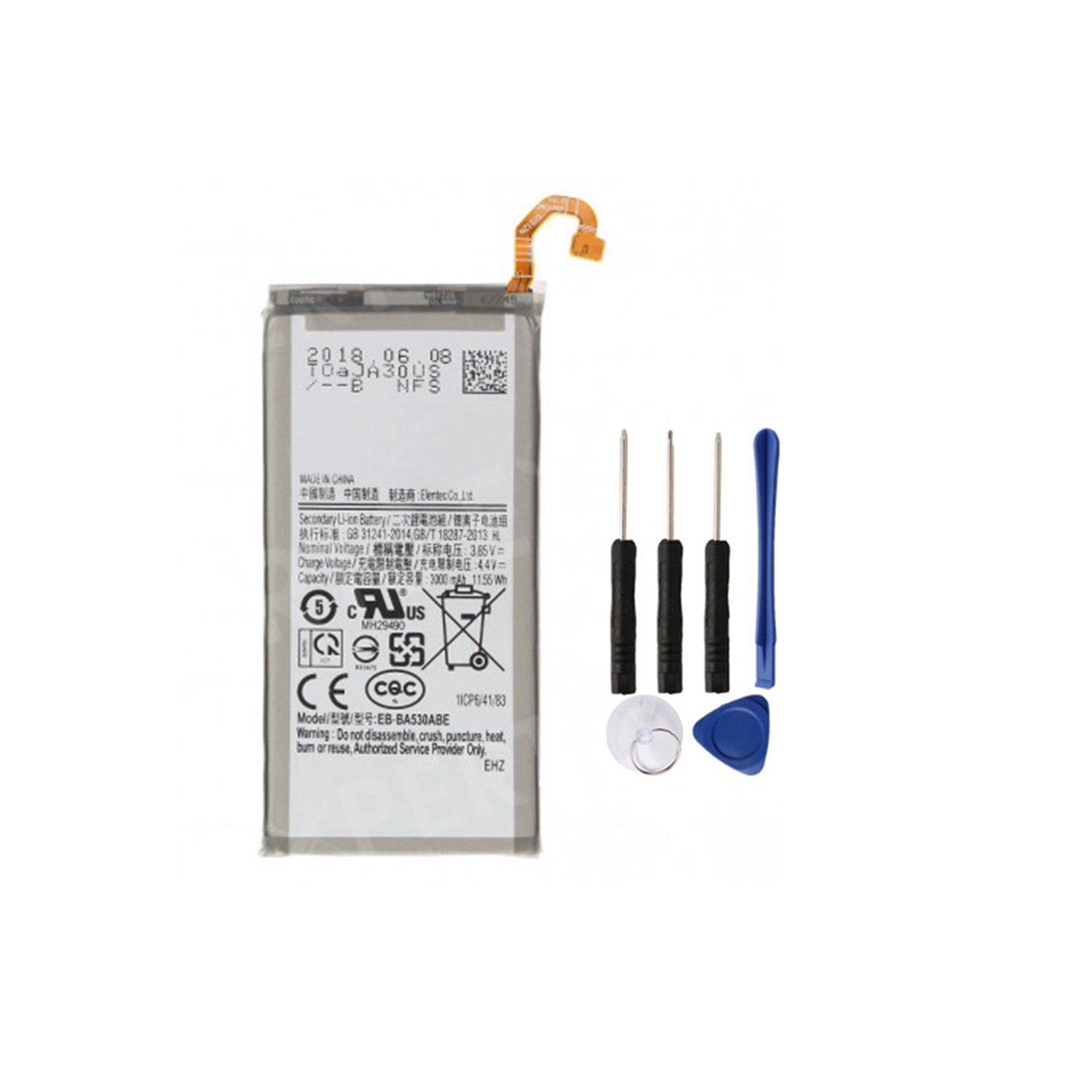 Replacement Battery & Repair Tools Compatible for Samsung Galaxy A8 2018, EB-BA530ABE EB-BA530ABA EB-BA530ABU