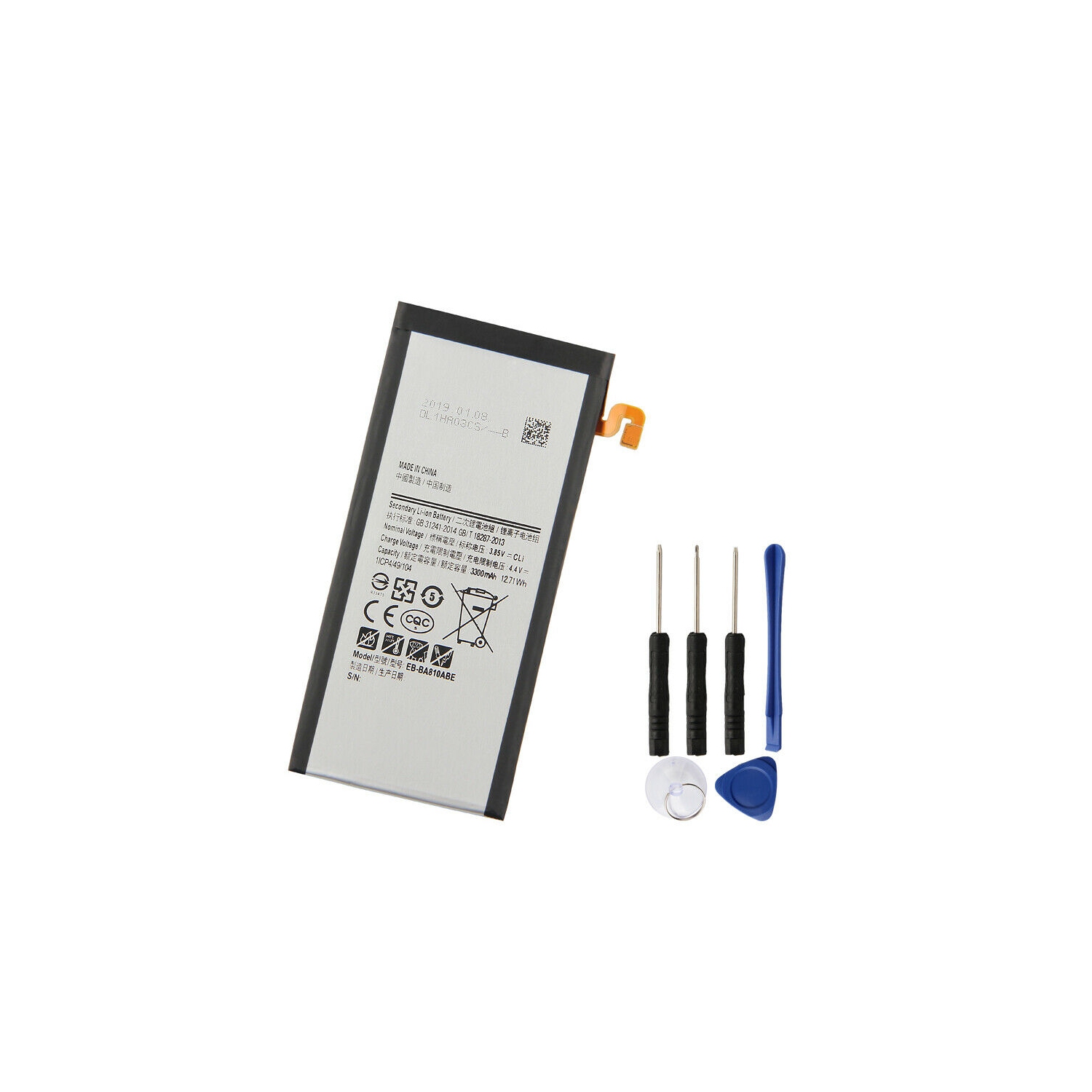 Replacement Battery & Repair Tools Compatible for Samsung Galaxy A8 2016, EB-BA810ABE EB-BA810ABA EB-BA810ABU