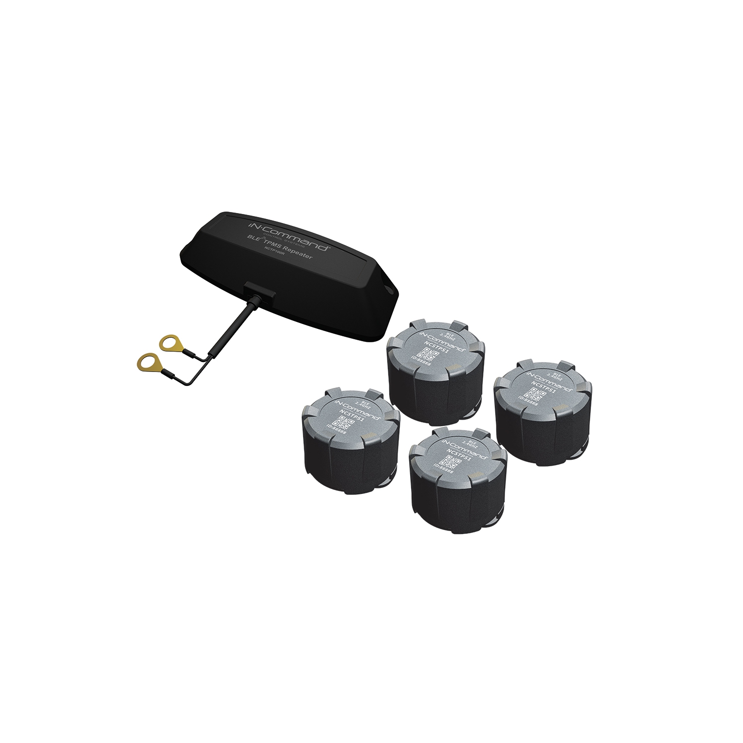 iN-Command Tire Pressure Monitoring System - 4 Sensor &amp; Repeater Package
