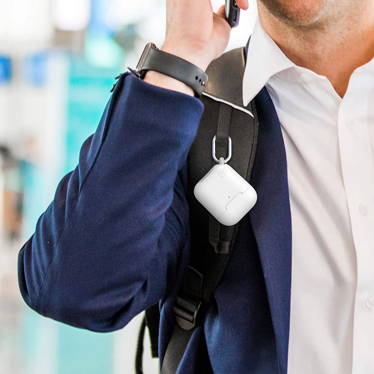 Étui Presidio Pro de Speck pour AirPods - Blanc