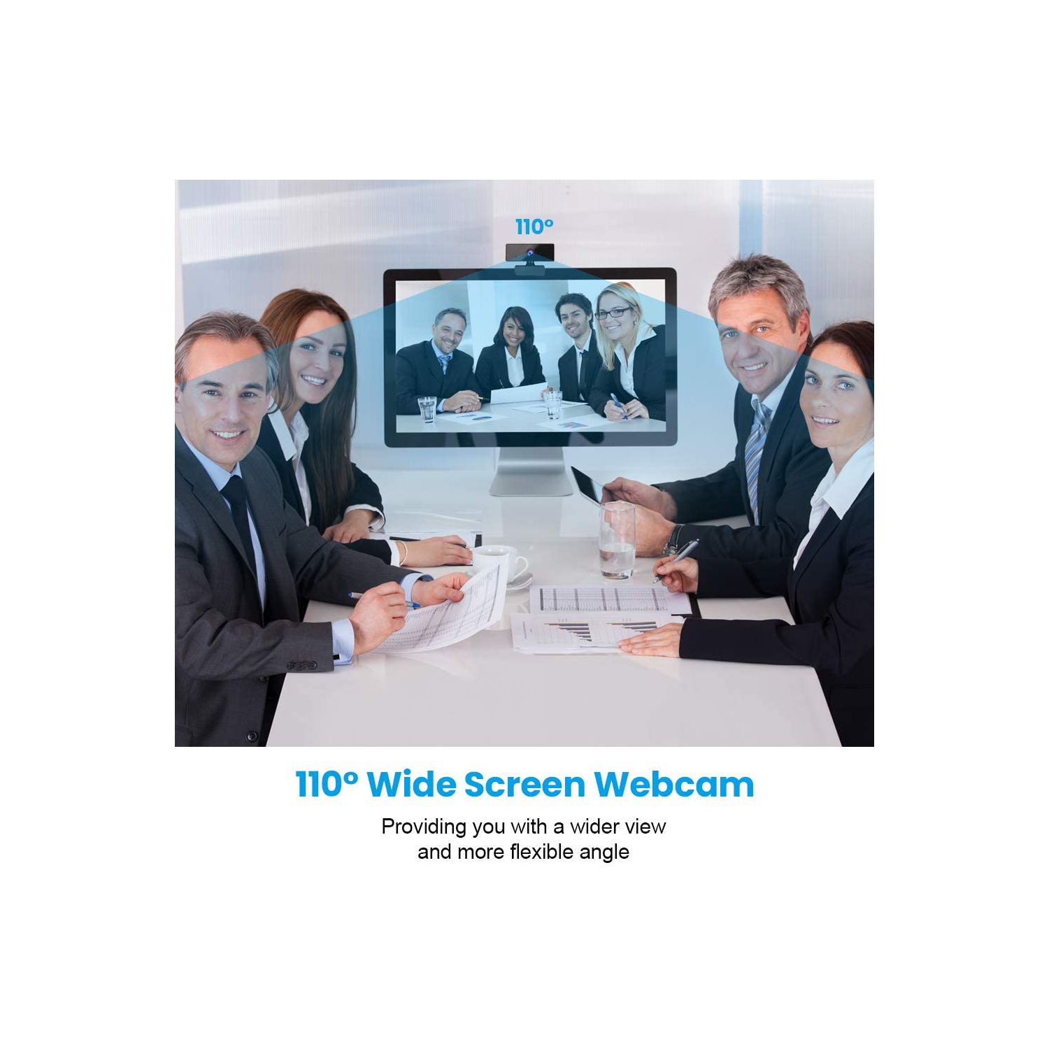 Caméra Web VisionCam 1080p de MotionGrey avec microphone pour ordinateur portable, diffusion USB, pour visioconférence et enregistrement en ligne,