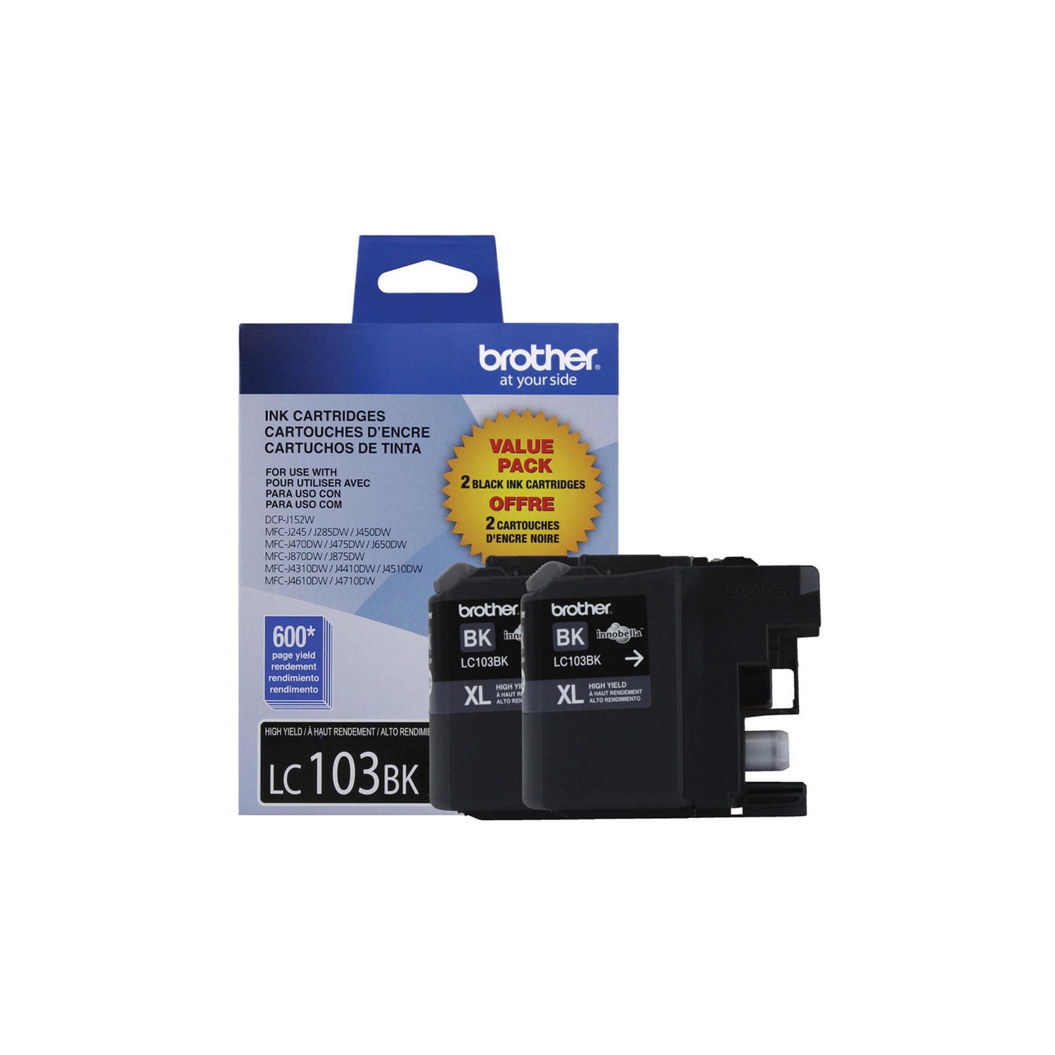 Brother LC1032PKS Original Black Ink Cartridge High Yield
