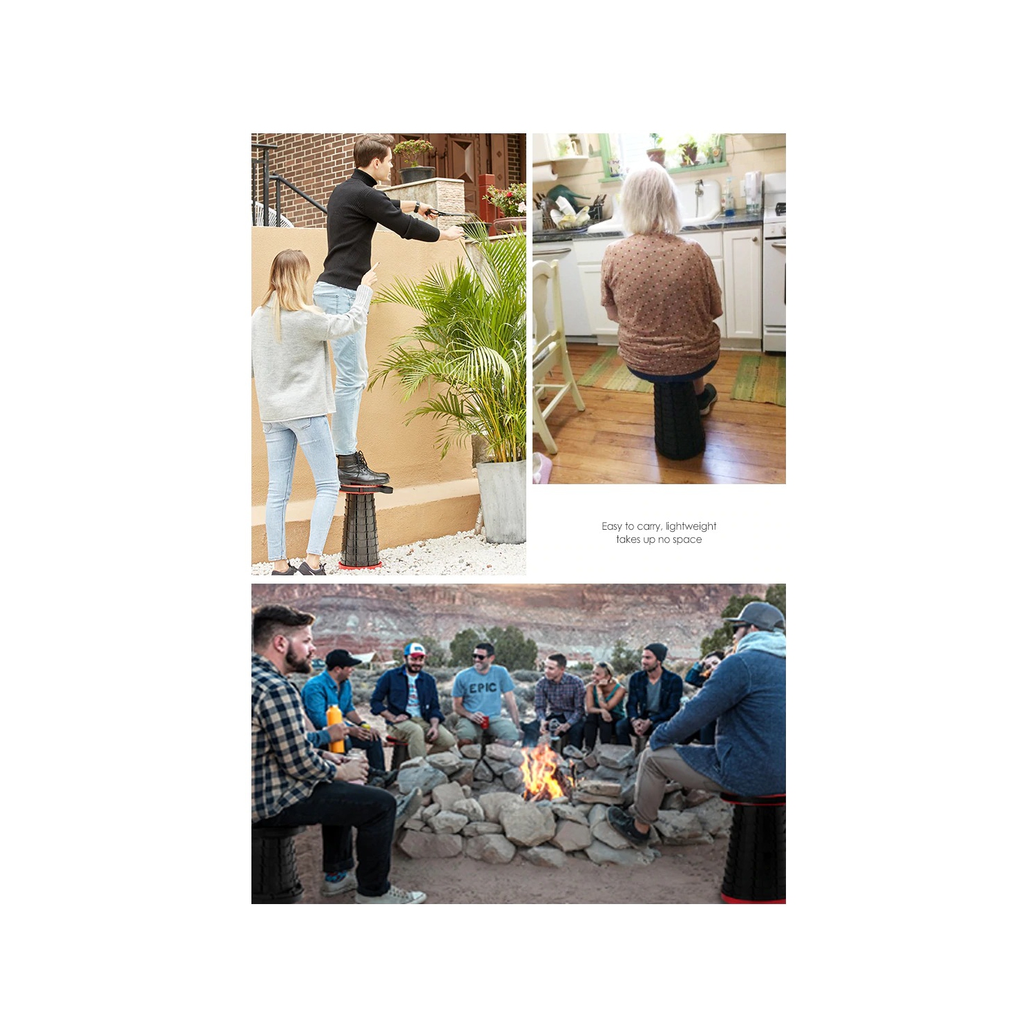 Retractable Outdoor Portable Stool Folding Camping/Fishing Stool (FREE SHIPPING)