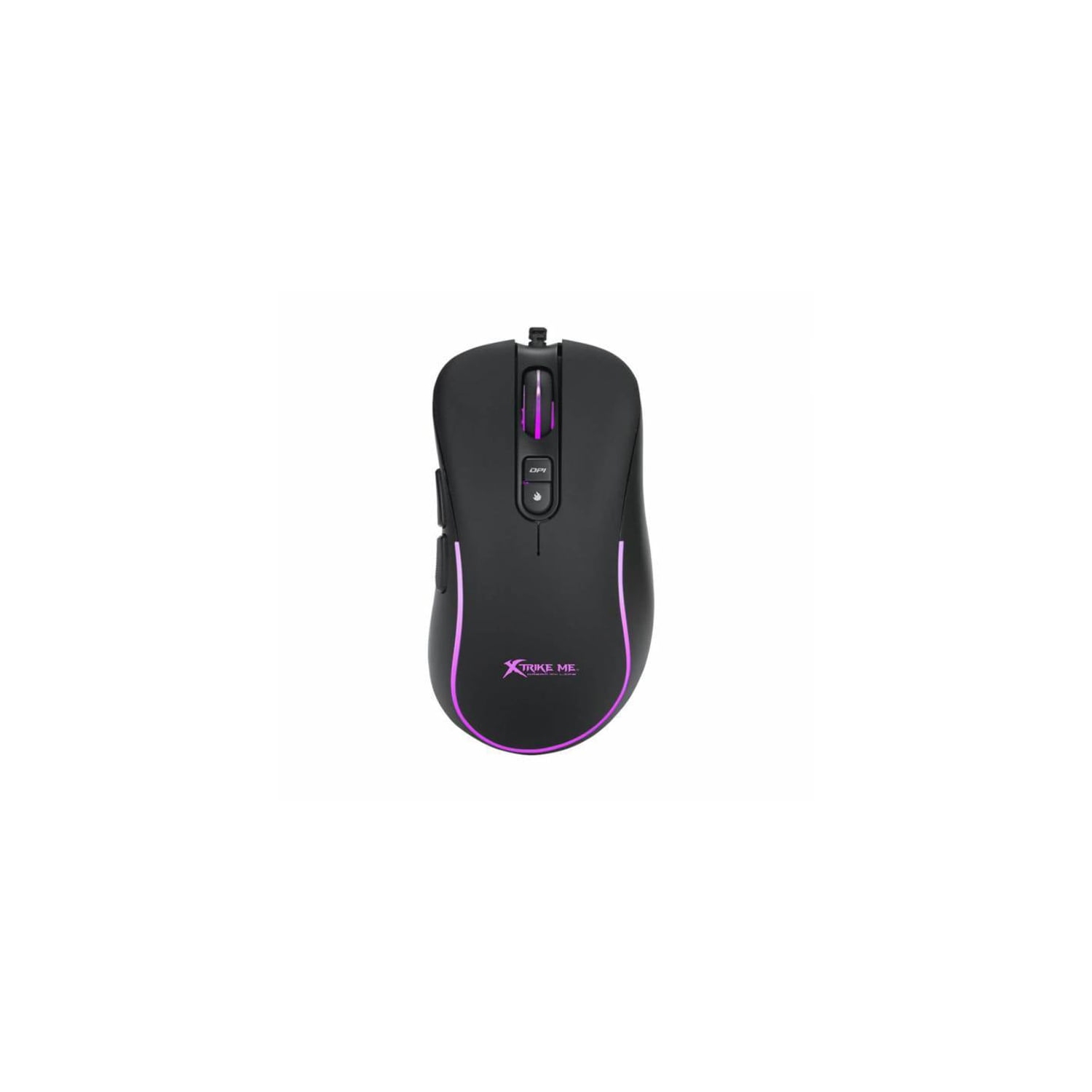 Xtrike Me GMP-290 - Ensemble de Souris de Jeu Optique, Filaire DPI 1200 à 3600 et Tapis de Souris Rouge