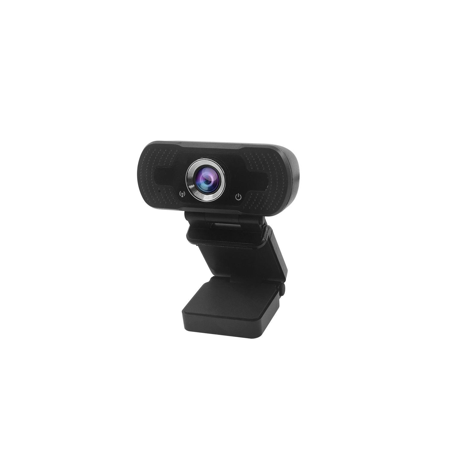 HD Webcam 1080P with built-in microphone, USB Plug and Play, No software installation needed, Support Windows & Mac