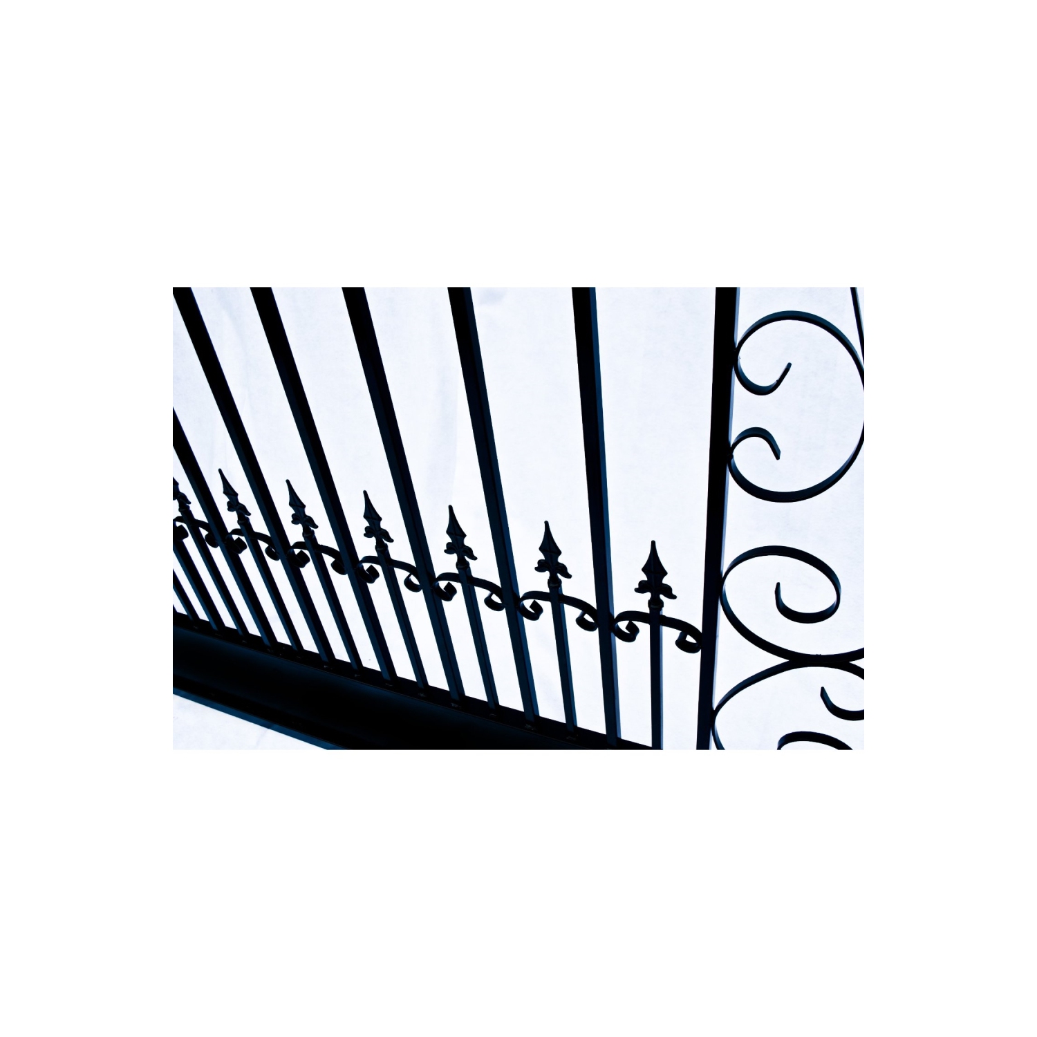 ALEKO SET16X4VEND Venice Style Steel Swing Dual Driveway 16 ft with Pedestrian Gate 4 ft