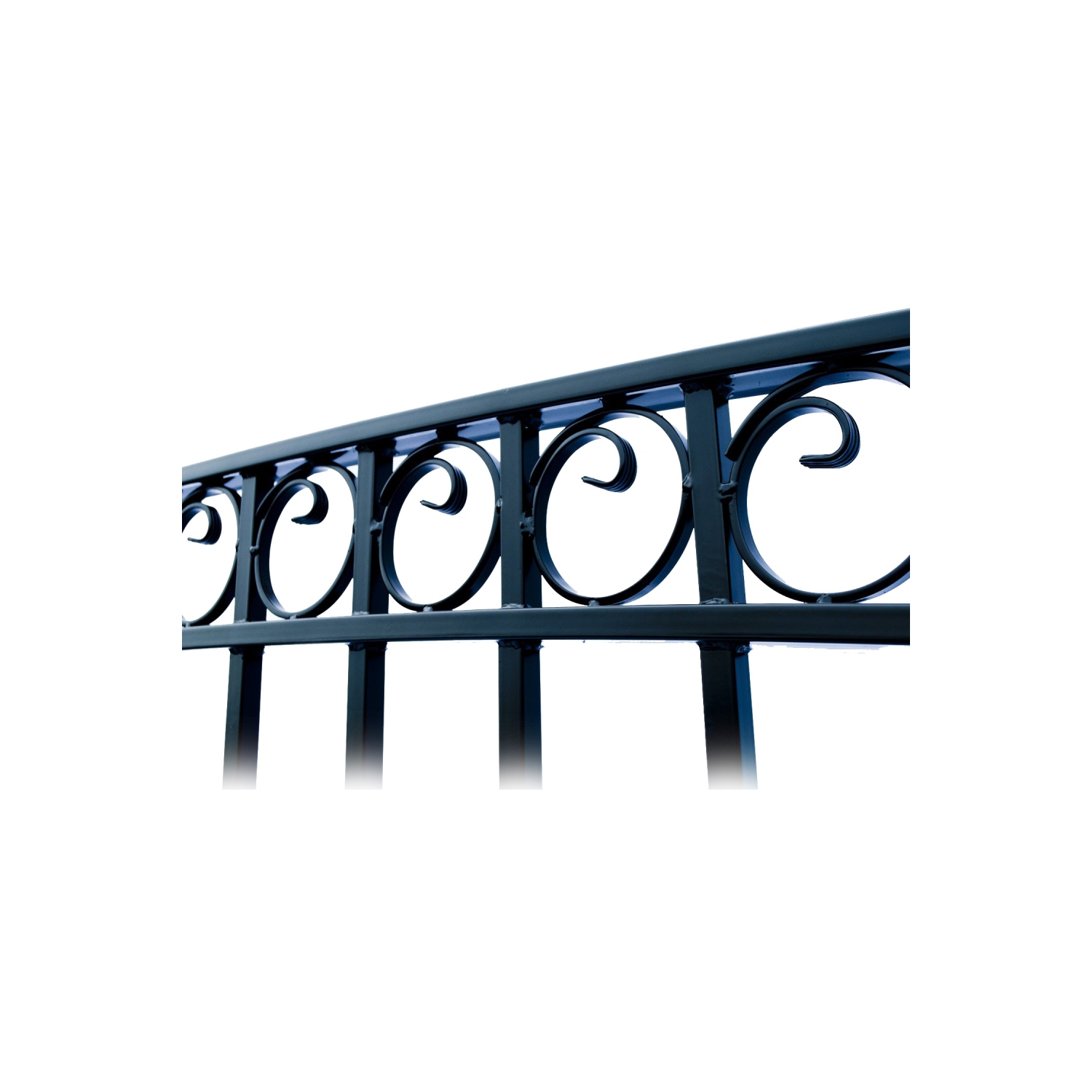 ALEKO DG14PARSSW Paris Style Single Swing Steel Driveway Gate 14'