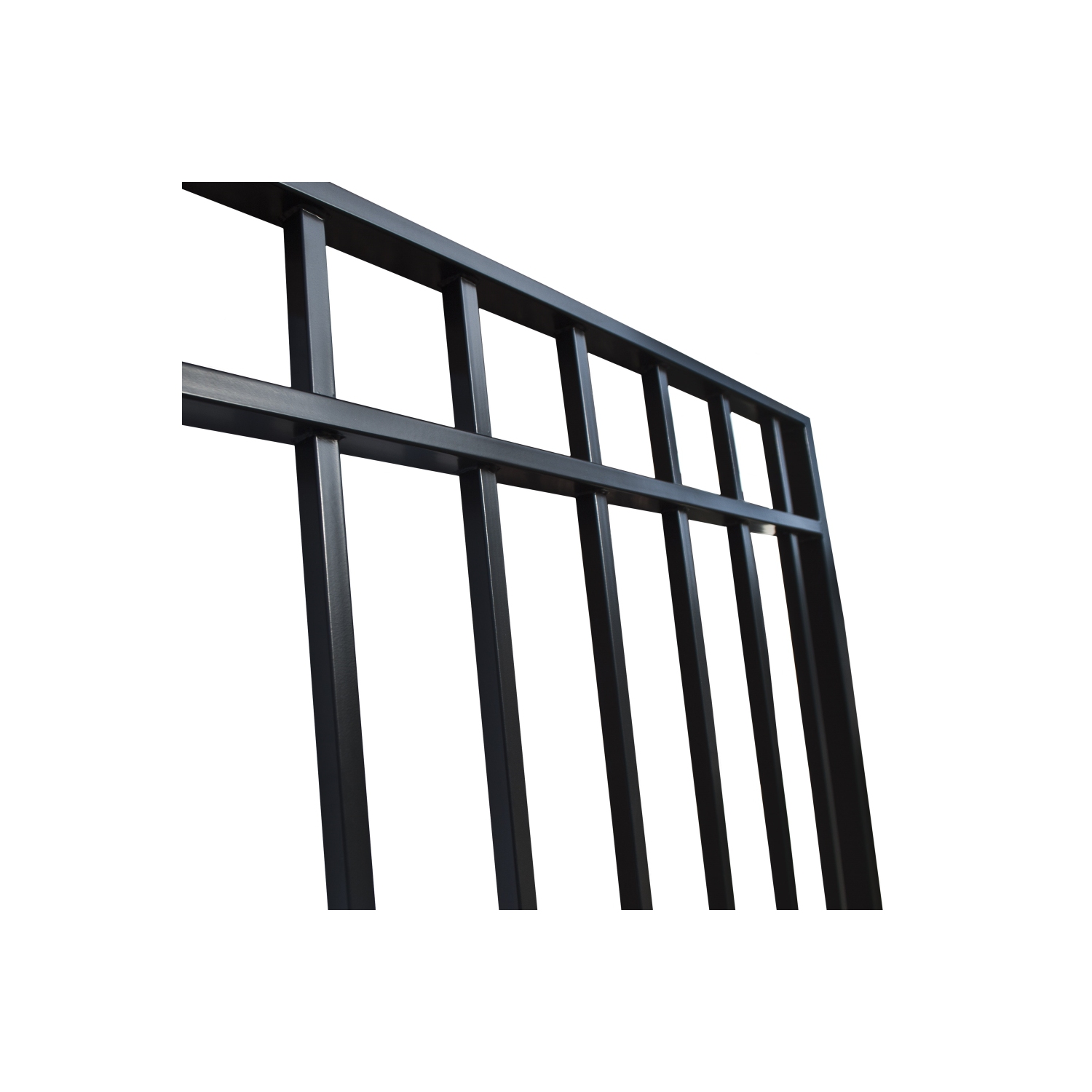 ALEKO SET16X4MADD Madrid Style Steel Swing Dual Driveway 16 ft with Pedestrian Gate 4 ft