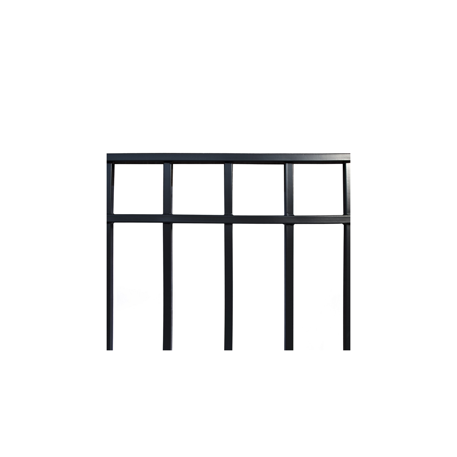 ALEKO SET12X4MADD Madrid Style Steel Swing Dual Driveway 12 ft with Pedestrian Gate 4 ft