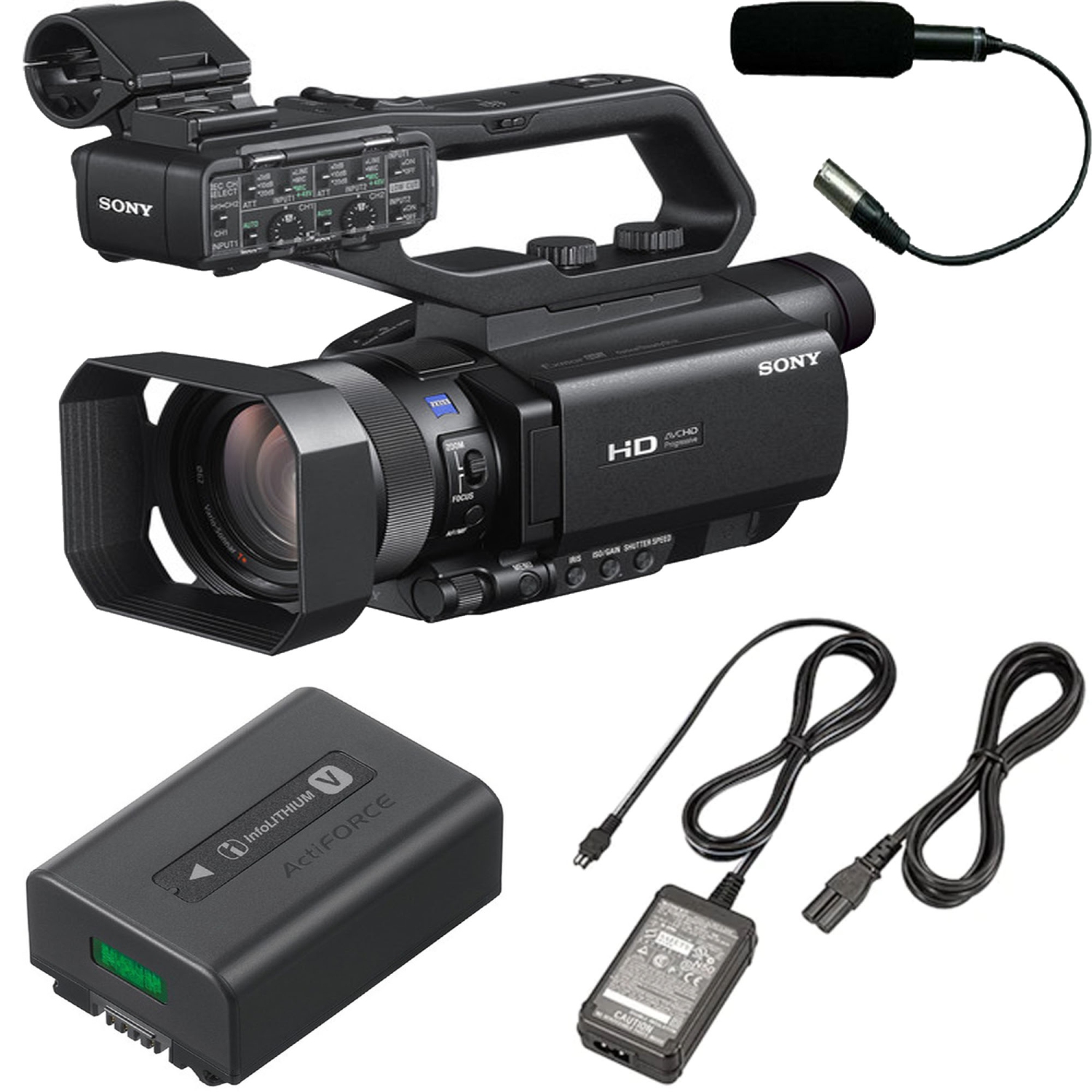Sony HXR-MC88 Full HD Camcorder with Sony Microphone ECM-XM1 - US Version w/ Seller Warranty
