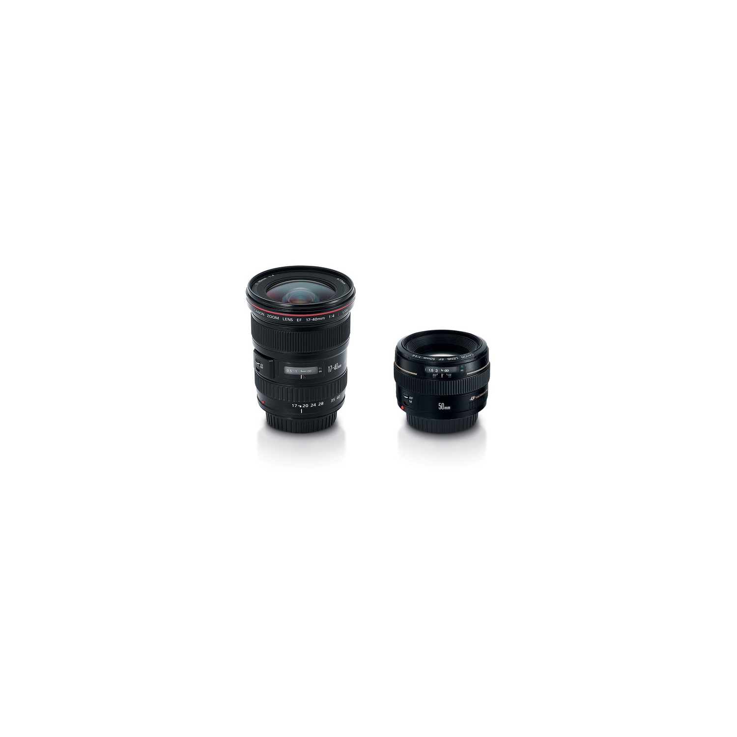 Canon Advanced Two Lens Kit with 50mm f/1.4 and 17-40mm f/4L Lenses - US Version w/ Seller Warranty