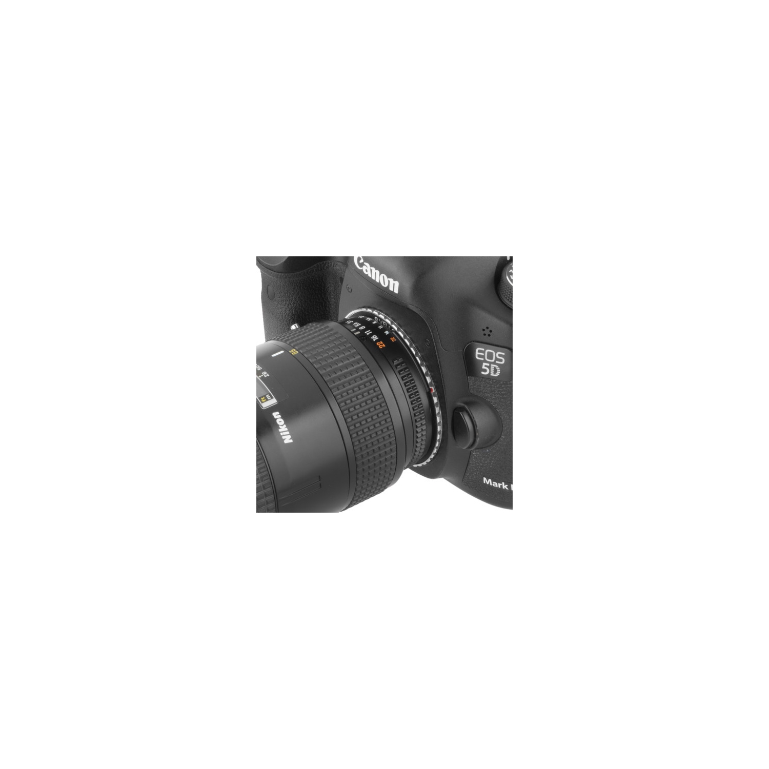 Objectif F de Nikon de Vello vers adaptateur d’objectif EF/EF-S-Mount de Canon - version américaine avec garantie du vendeur