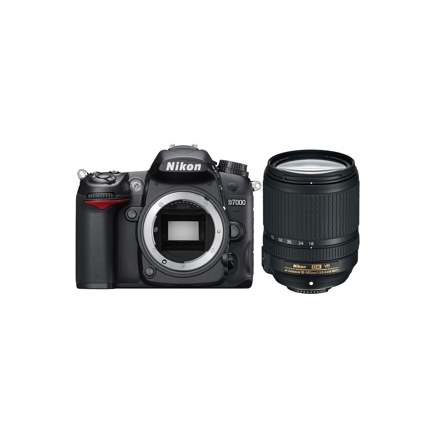 Nikon D7000 DSLR Camera with 18-140mm VR Lens - Black USA - US Version w/ Seller Warranty