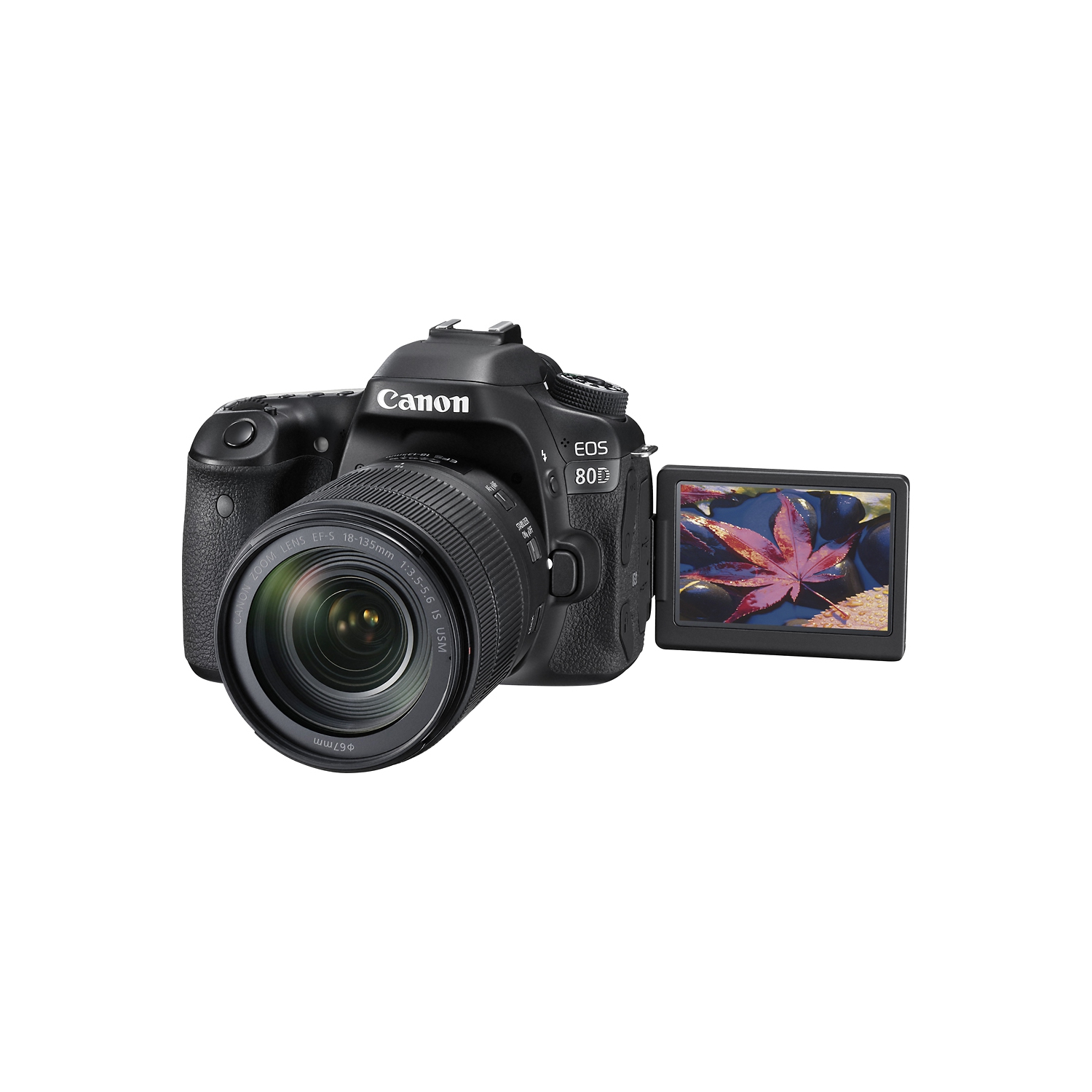 Canon EOS 80D DSLR Camera with 18-135mm Lens | 70-300mm USM | 64GB Memory Card And More Kit - US Version w/ Seller Warranty