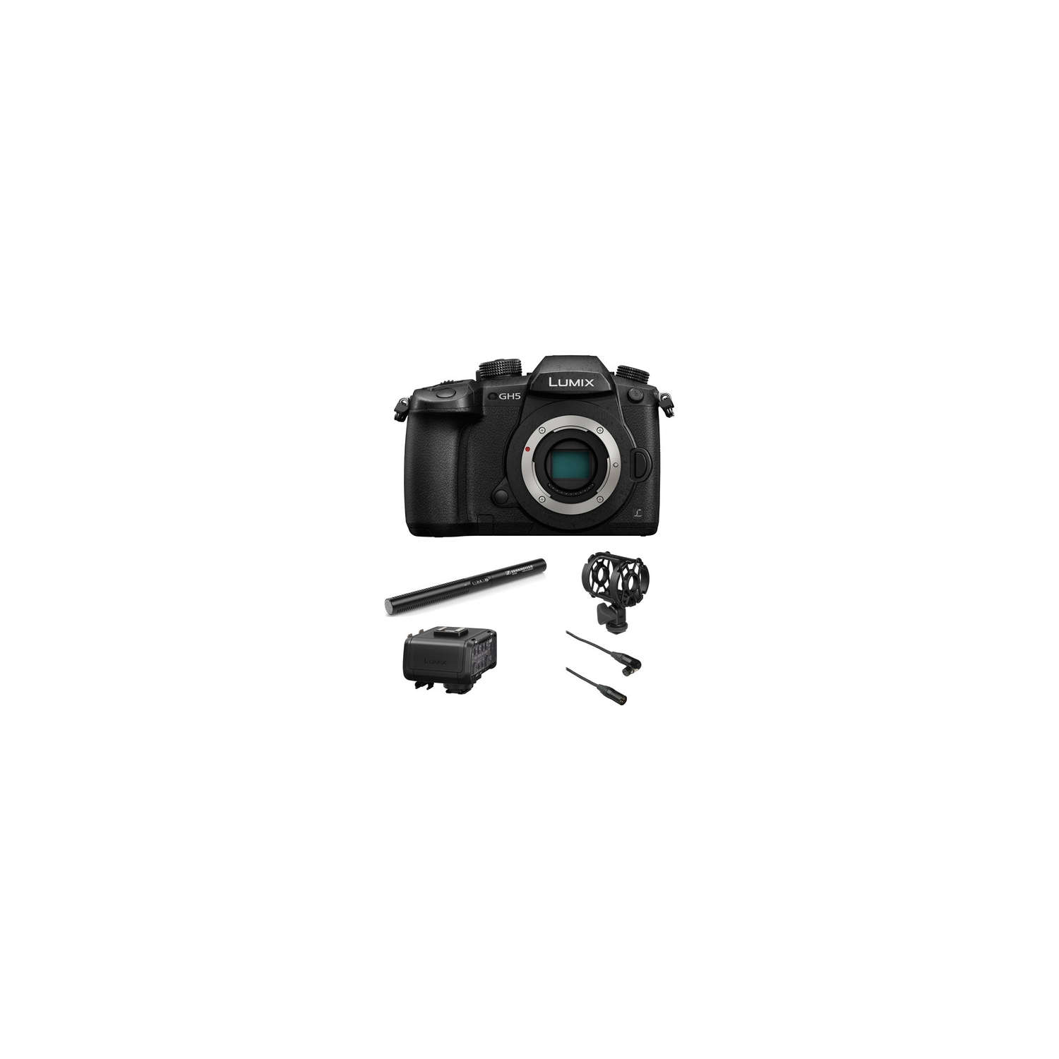 Panasonic Lumix DC-GH5 Mirrorless Micro Four Thirds Digital Camera Audio Kit - US Version w/ Seller Warranty