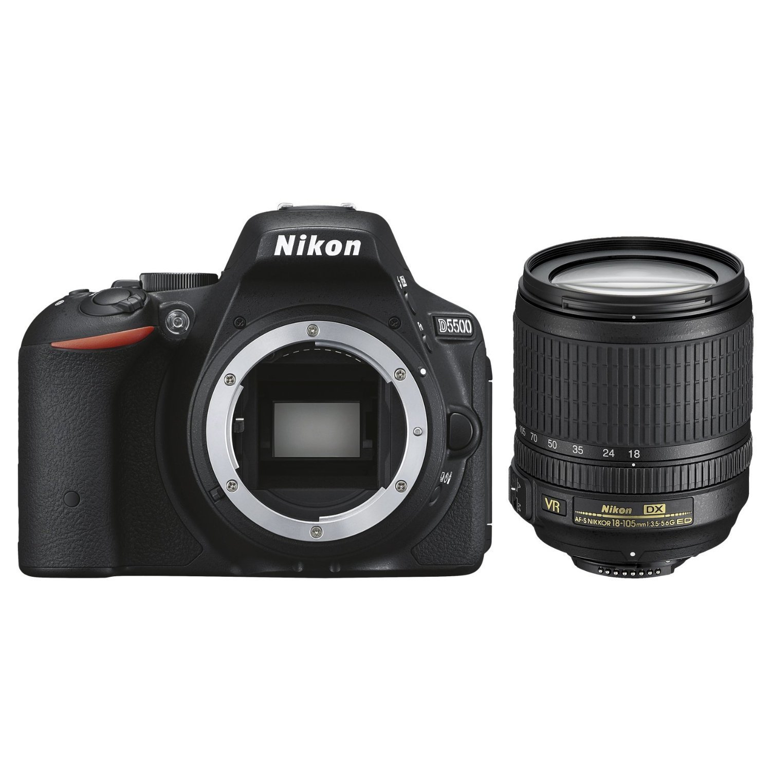 Nikon D5500 DSLR Camera with 18-105mm VR lens Kit USA - US Version w/ Seller Warranty