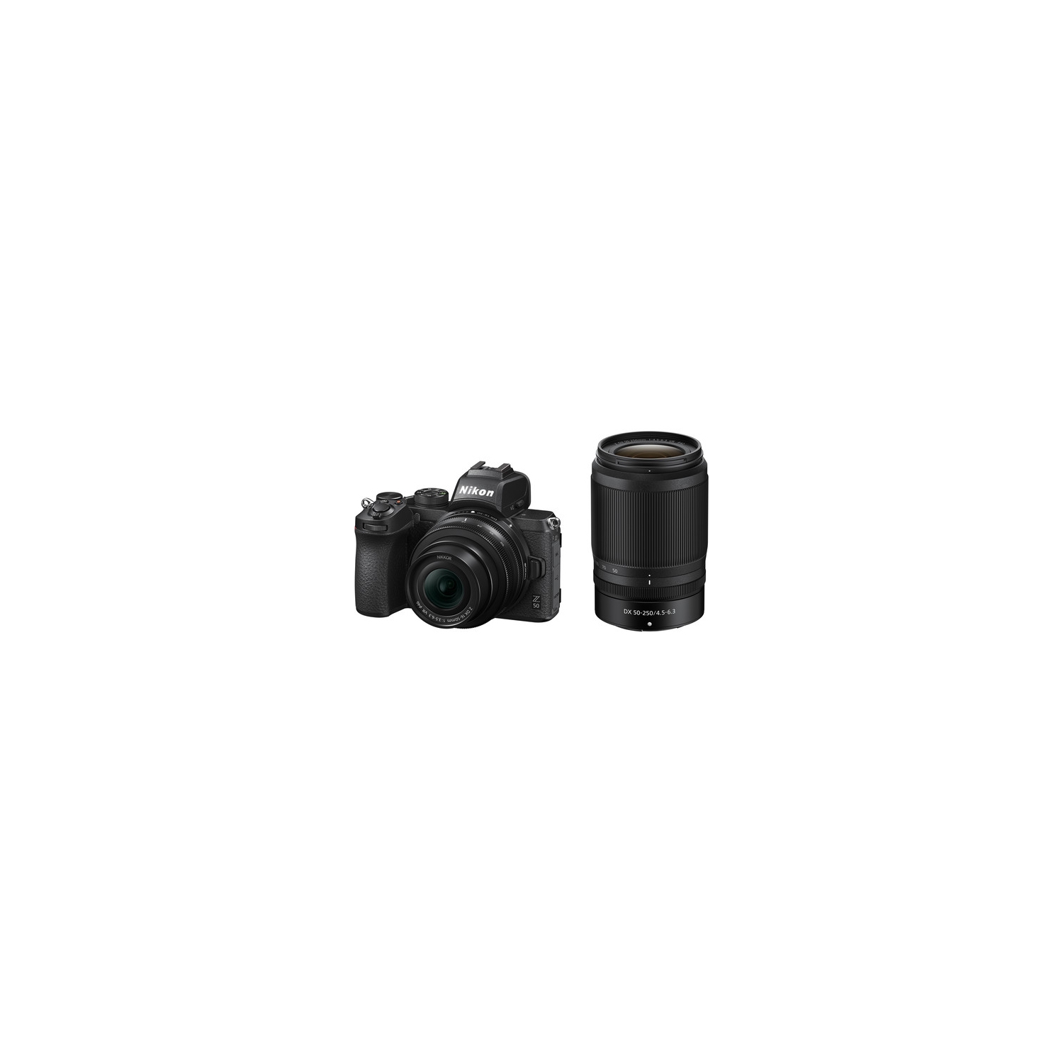 Nikon Z50 Mirrorless Digital Camera with 16-50mm and 50-250mm Lenses - US Version w/ Seller Warranty