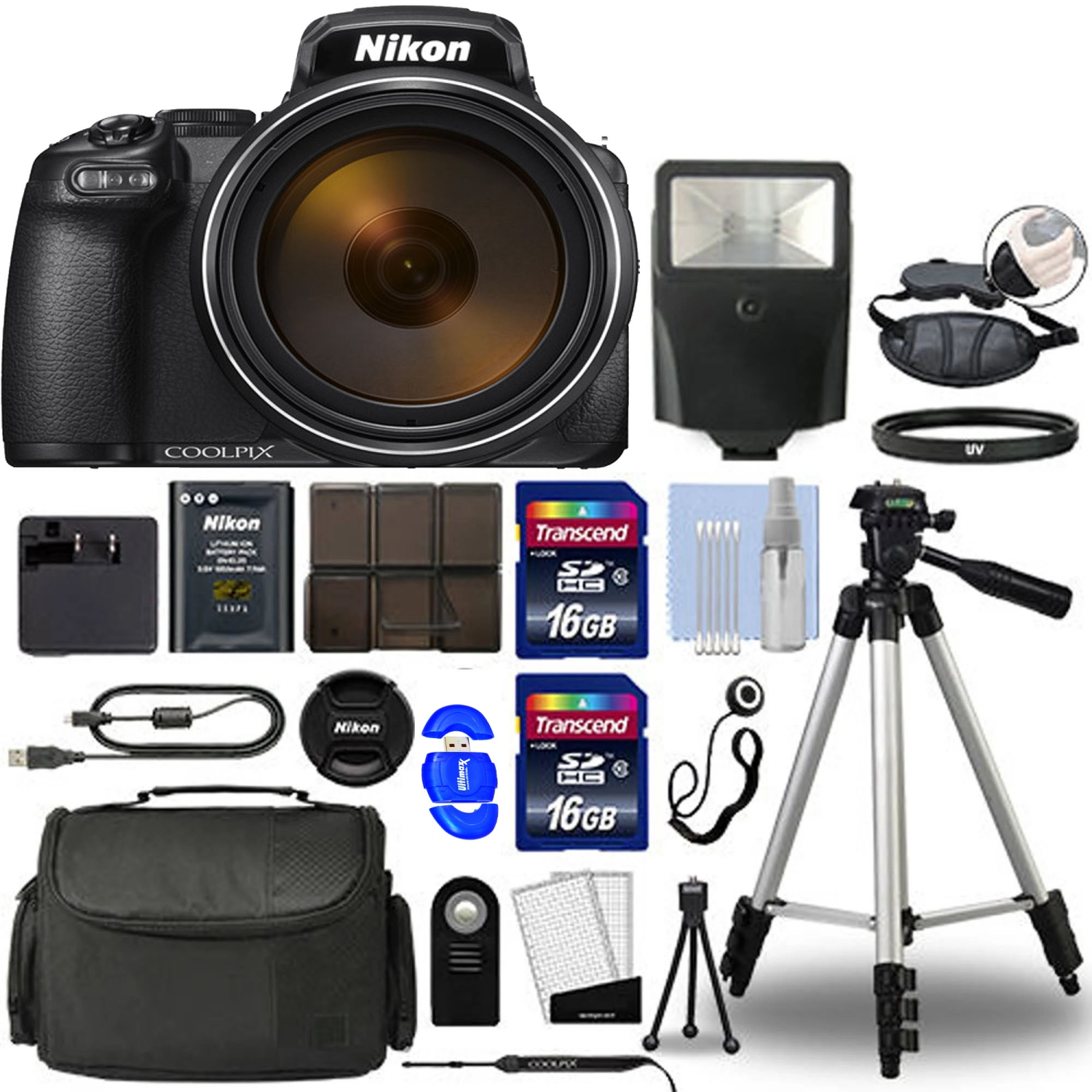 Nikon COOLPIX P1000 Digital Camera with Professional Additional Accessories - US Version w/ Seller Warranty