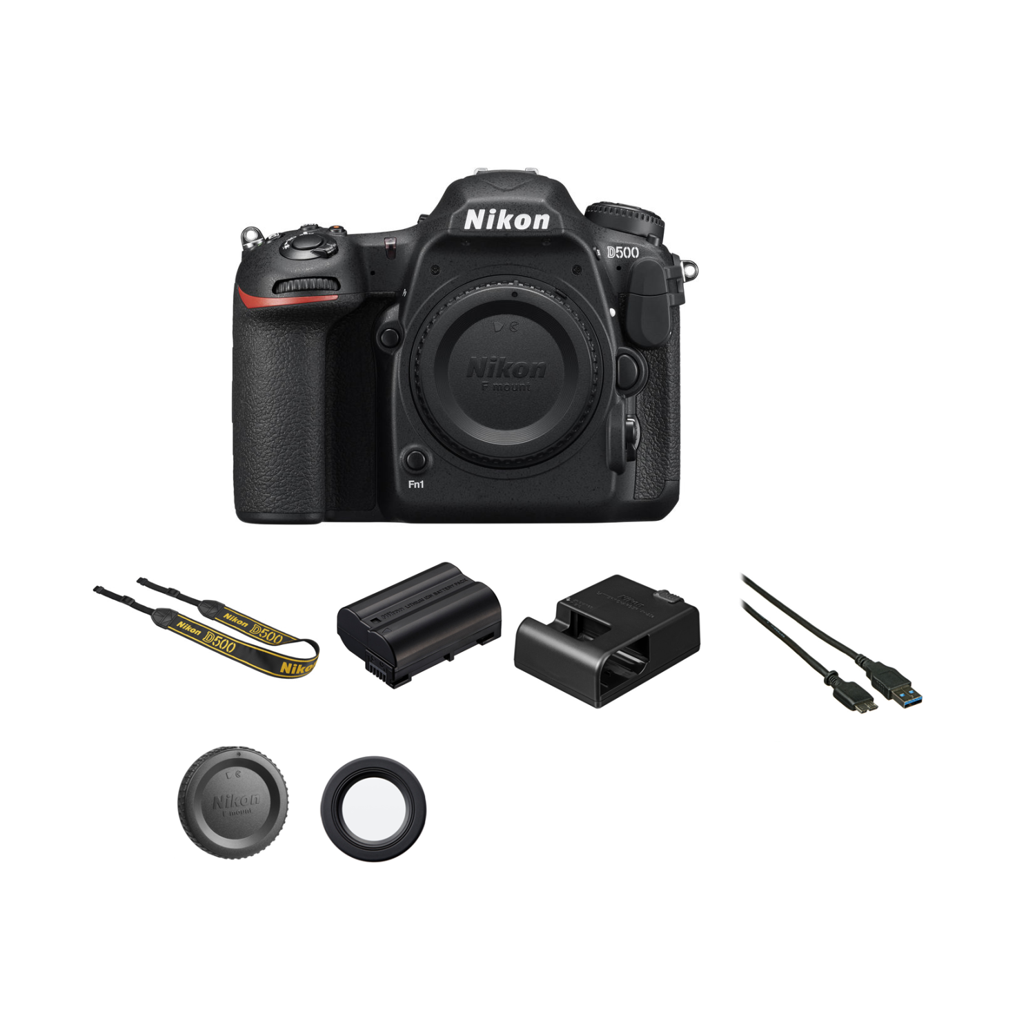 Nikon D500 DSLR Camera Starter Kit - US Version w/ Seller Warranty