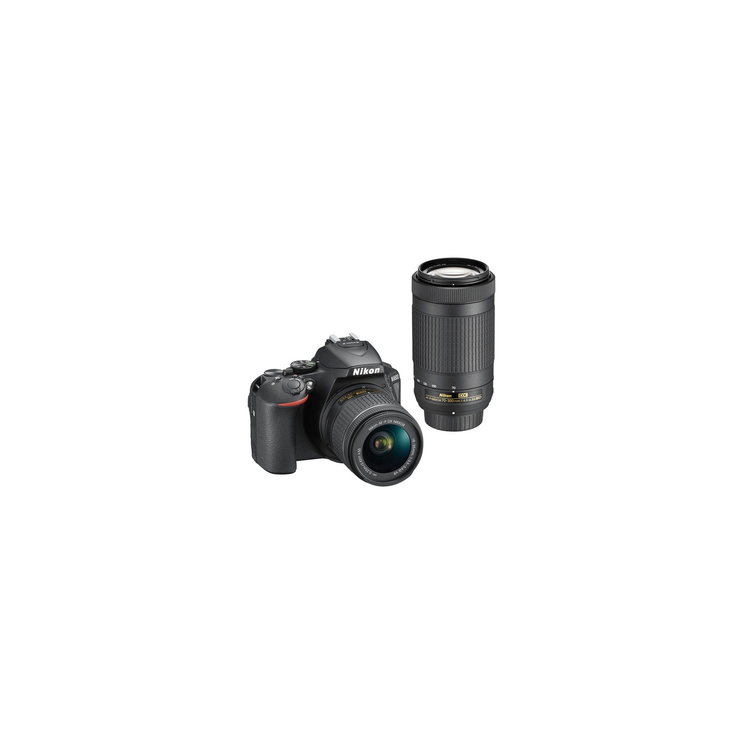Nikon D5600 DSLR Camera with 18-55mm and 70-300mm Lenses - US Version w/ Seller Warranty