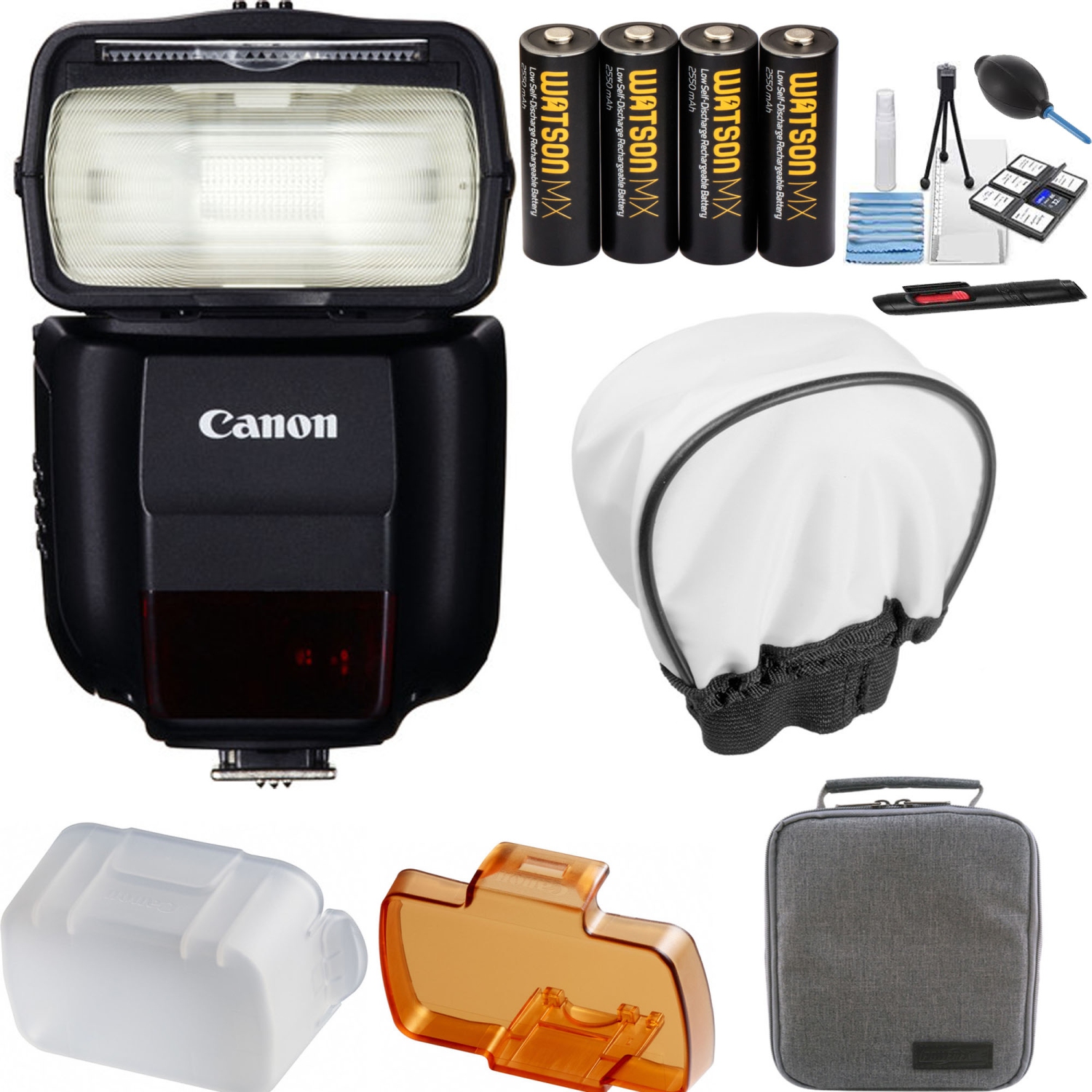 Canon Speedlite 430EX III-RT Essential Photo Kit - US Version w/ Seller Warranty