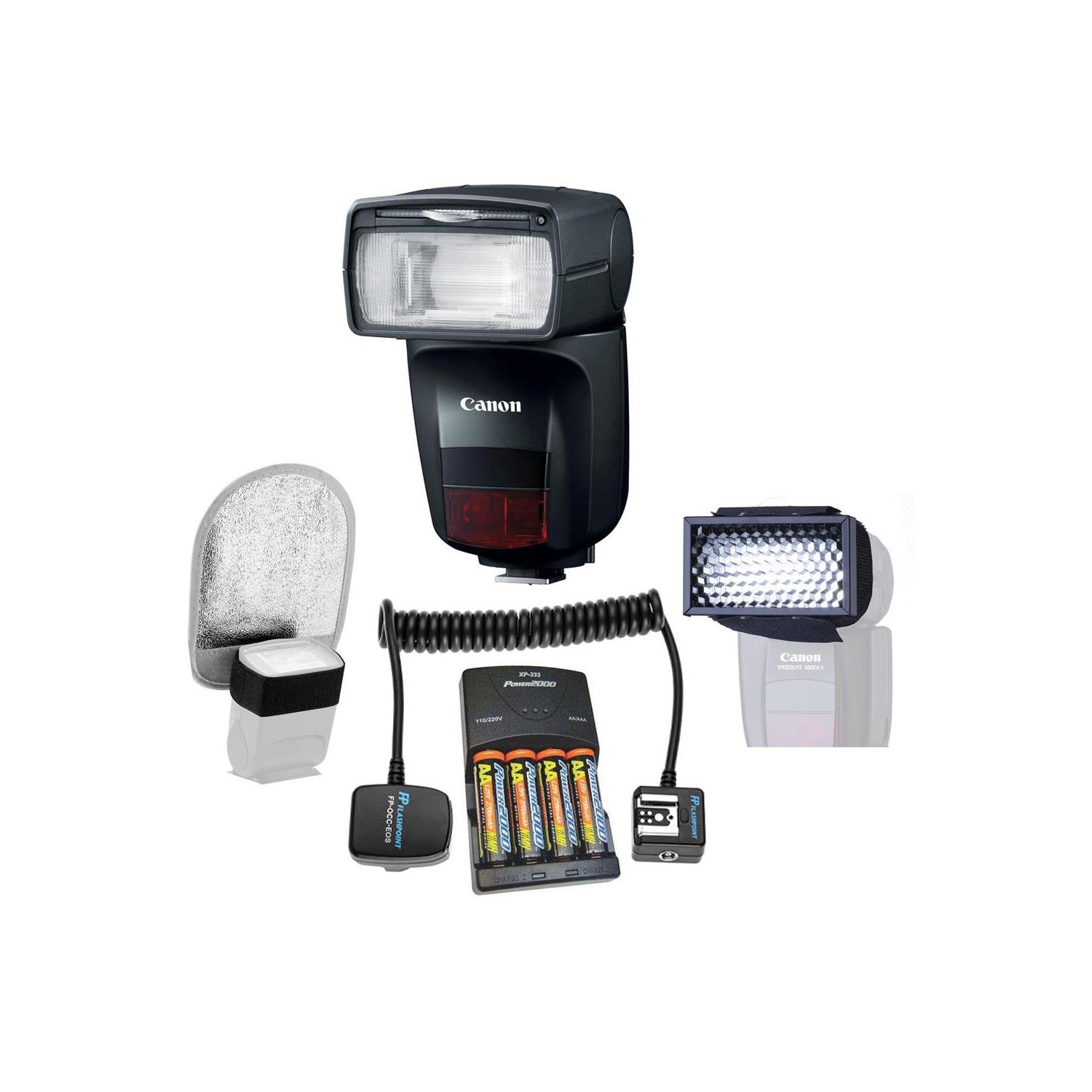 Canon Speedlite 470EX-AI Hot-Shoe Flash with Bounce Function And Acc Bundle - US Version w/ Seller Warranty