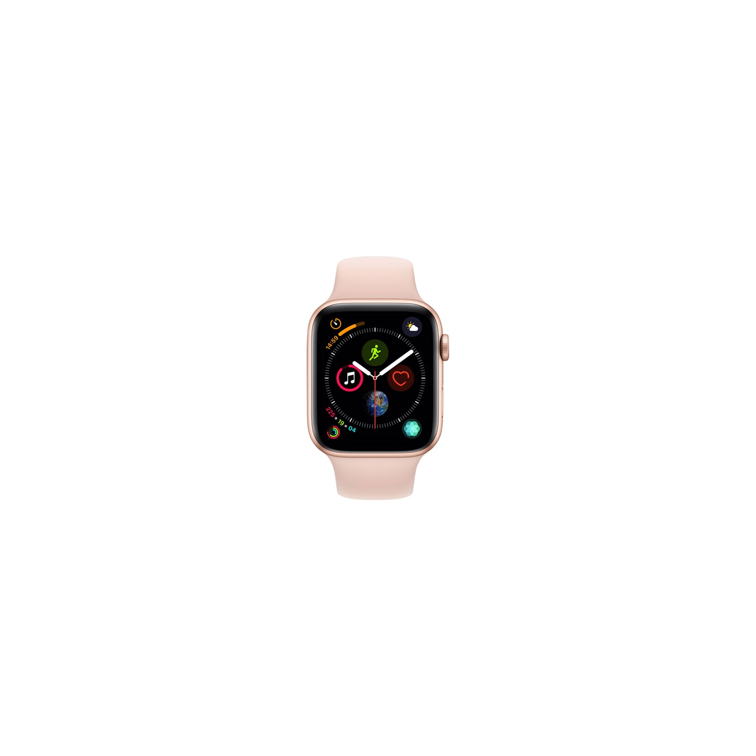 Apple Watch Series 4 (GPS) 44mm - Gold Aluminum Case with Pink Sand Sport Band - Open Box