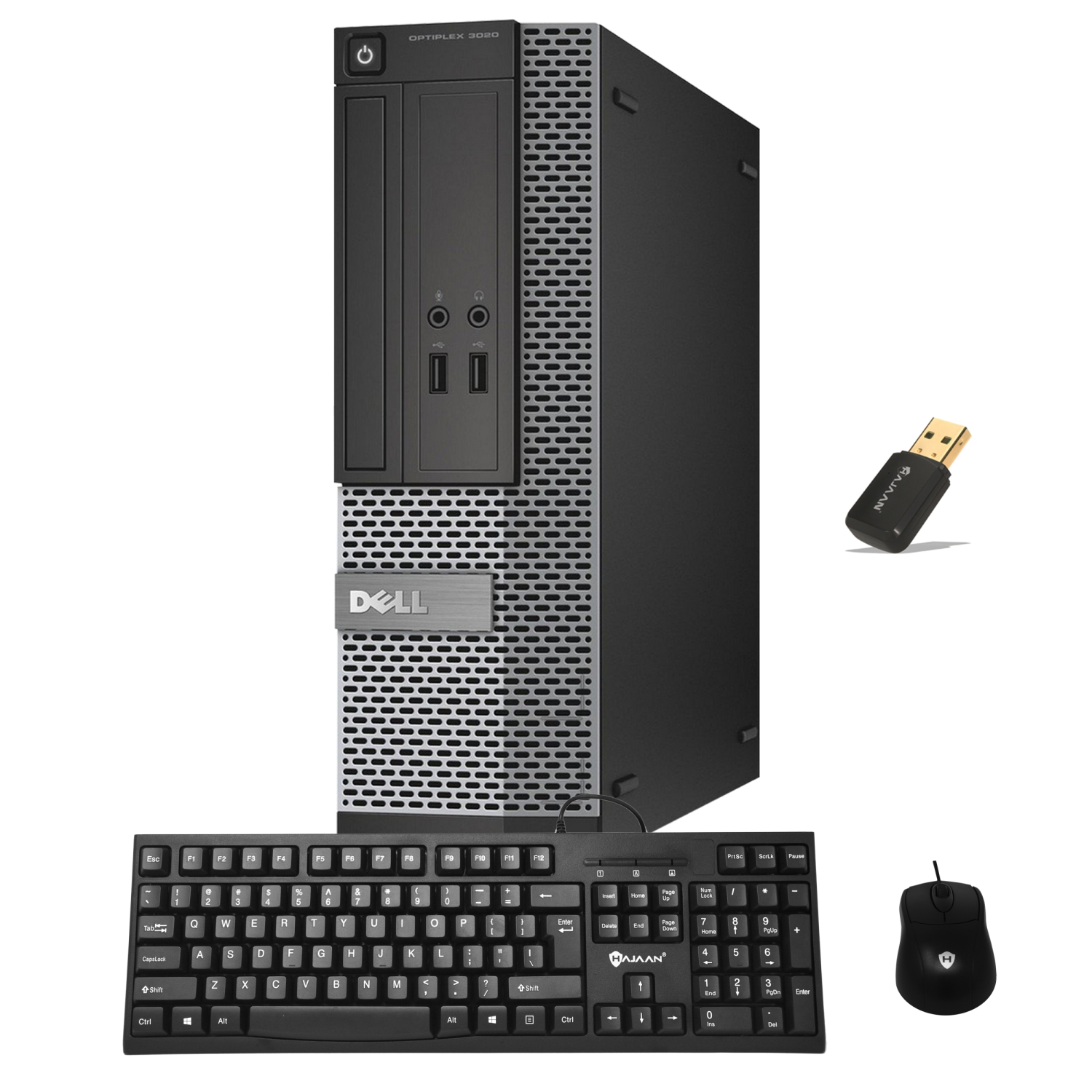 Refurbished - Dell OptiPlex 3020 SFF Desktop PC Intel i7 4770 16GB RAM 256GB SSD Windows 10 Home(2015 Model)