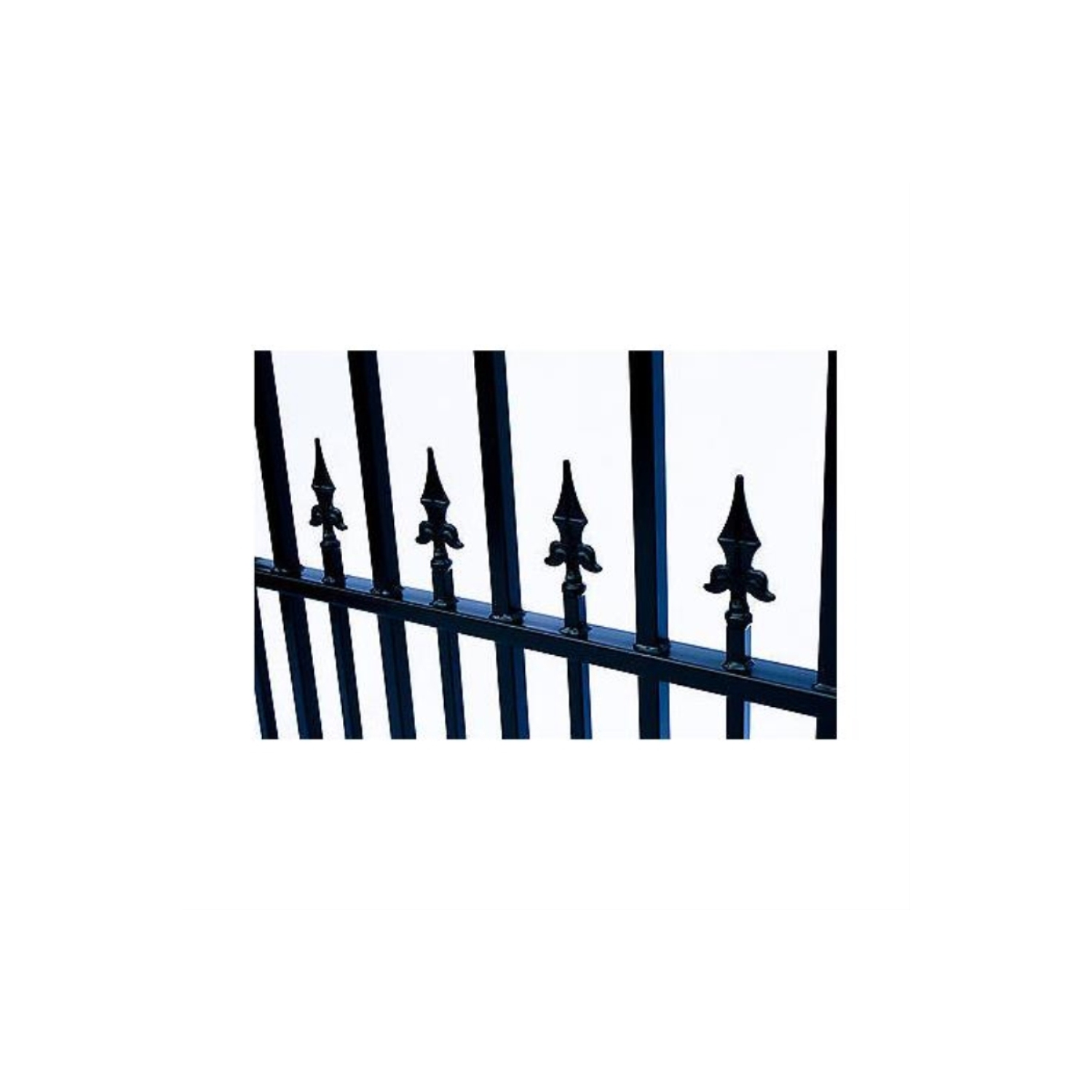 ALEKO® NEW 8' x 5' IRON DRIVEWAY STEEL FENCE MUNICH STYLE
