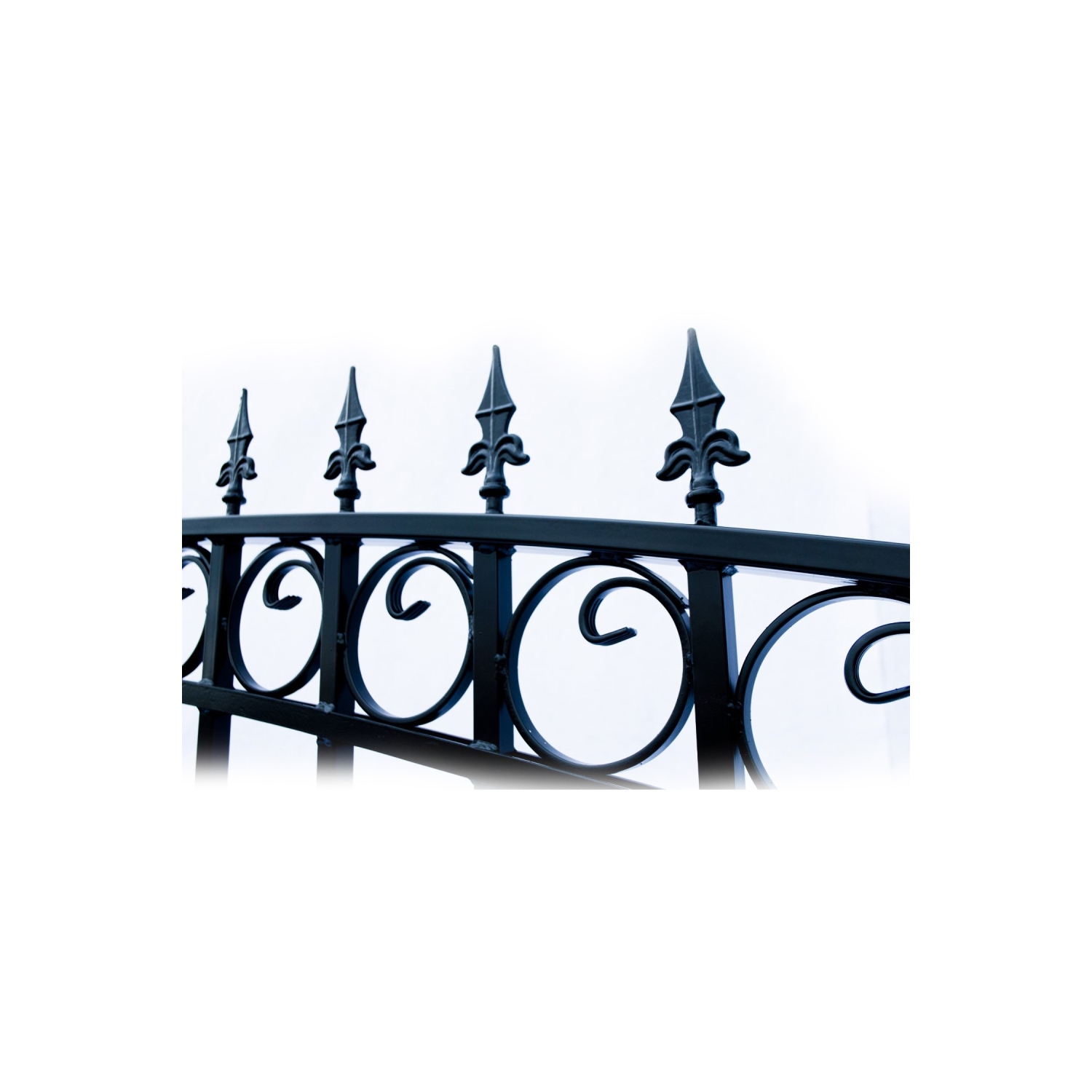 ALEKO® London Style garden Yard Iron Fence 8' x 5'