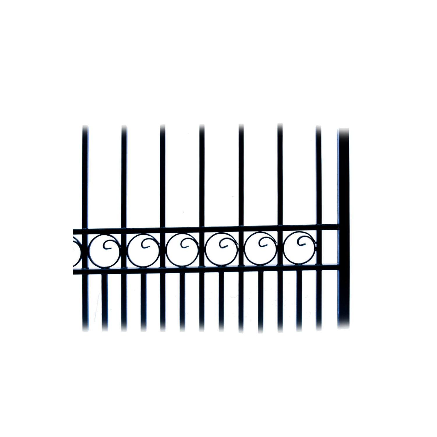 ALEKO® London Style garden Yard Iron Fence 8' x 5'