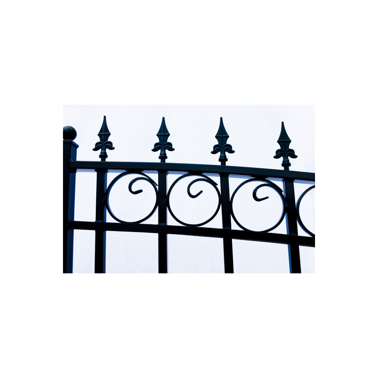 ALEKO® London Style garden Yard Iron Fence 8' x 5'