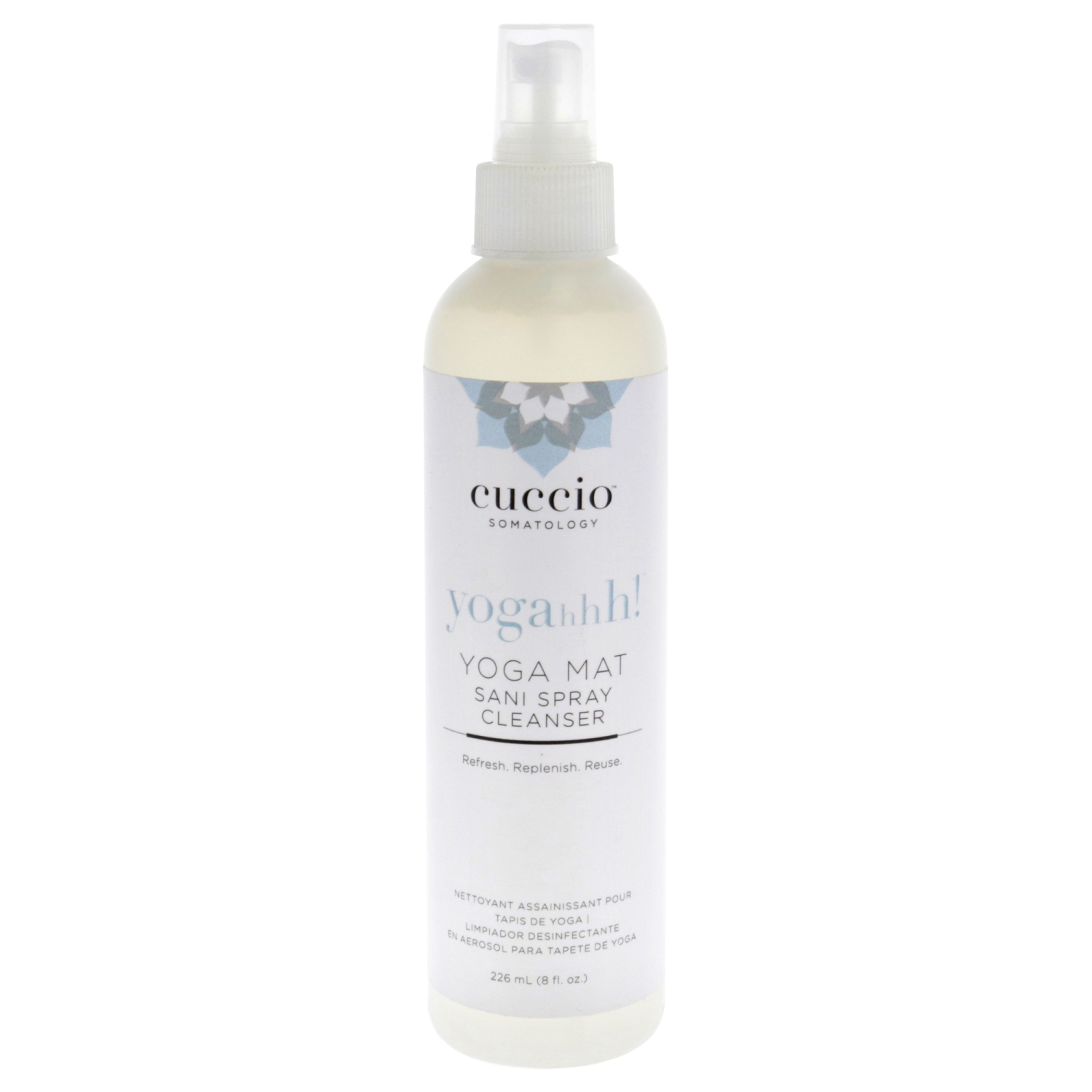 Somatology Yoga Mat Sani Spray Cleanser by Cuccio for Unisex - 8 oz Cleaner