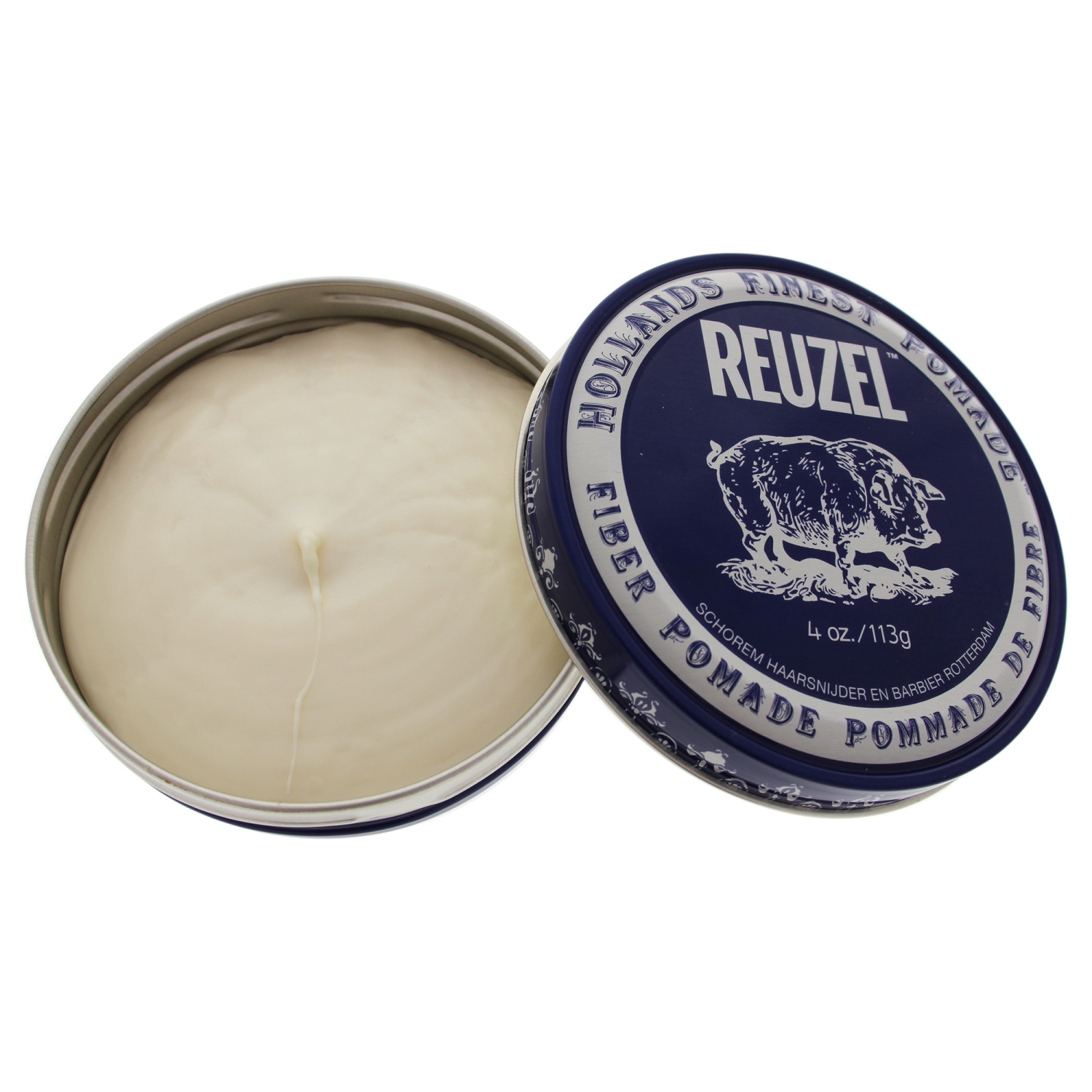 Fiber Pomade by Reuzel for Men - 4 oz Pomade
