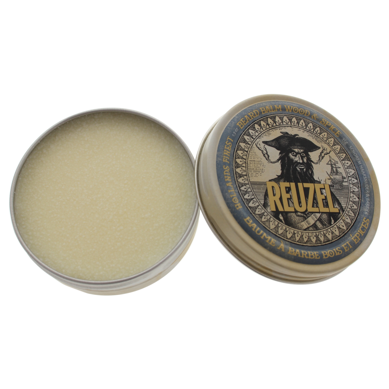 Wood and Spice Beard Balm by Reuzel for Men - 1.3 oz Balm