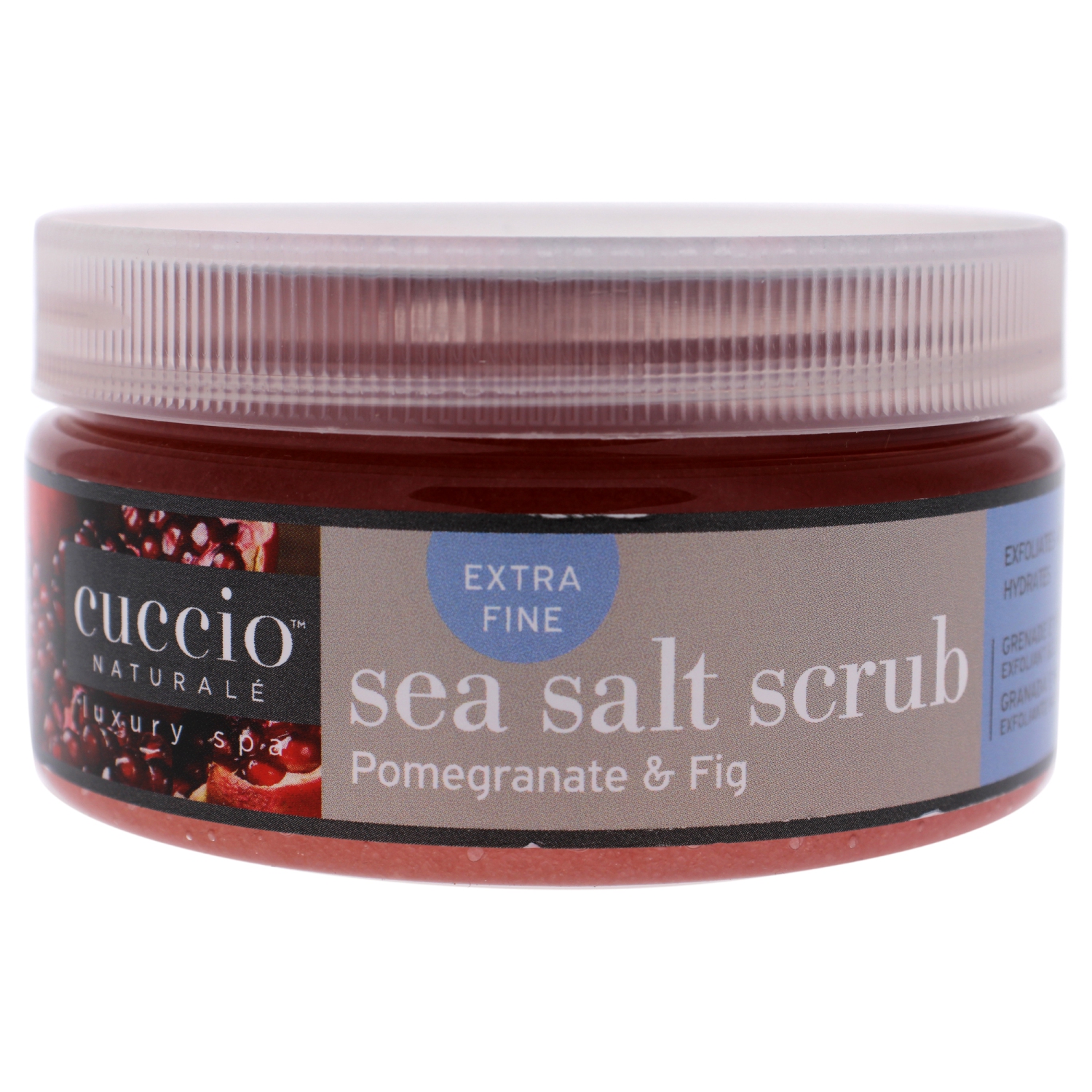 Sea Salt Scrub - Pomegranate and Fig by Cuccio Naturale for Women - 8 oz Scrub