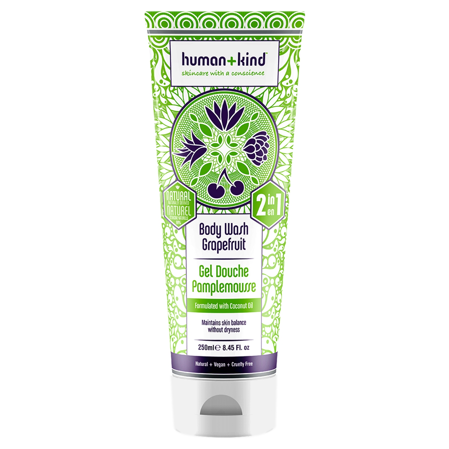 Revitalizing Body Wash - Grapefruit by Human+Kind for Unisex - 8.45 oz Body Wash