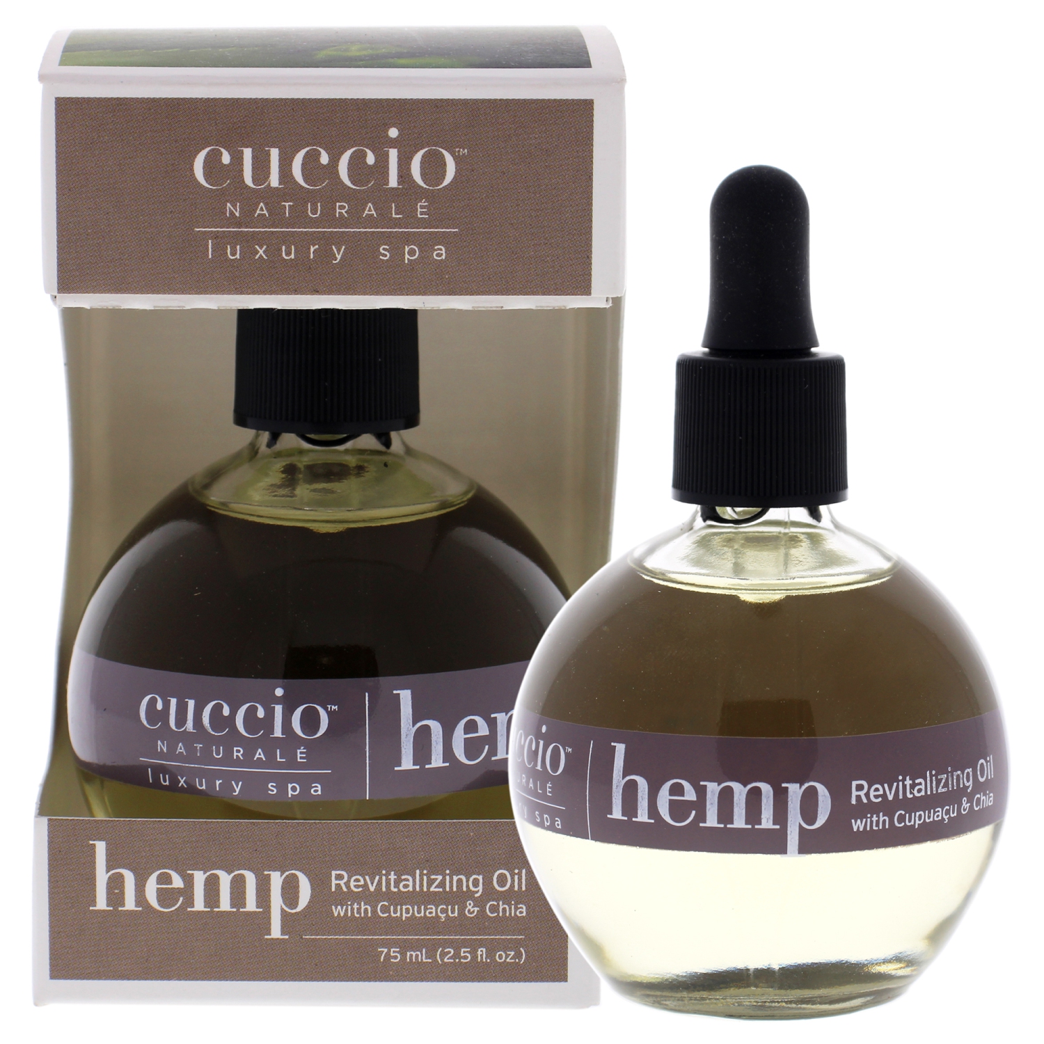 Hemp Revitalizing Oil by Cuccio Naturale for Unisex - 2.5 oz Oil