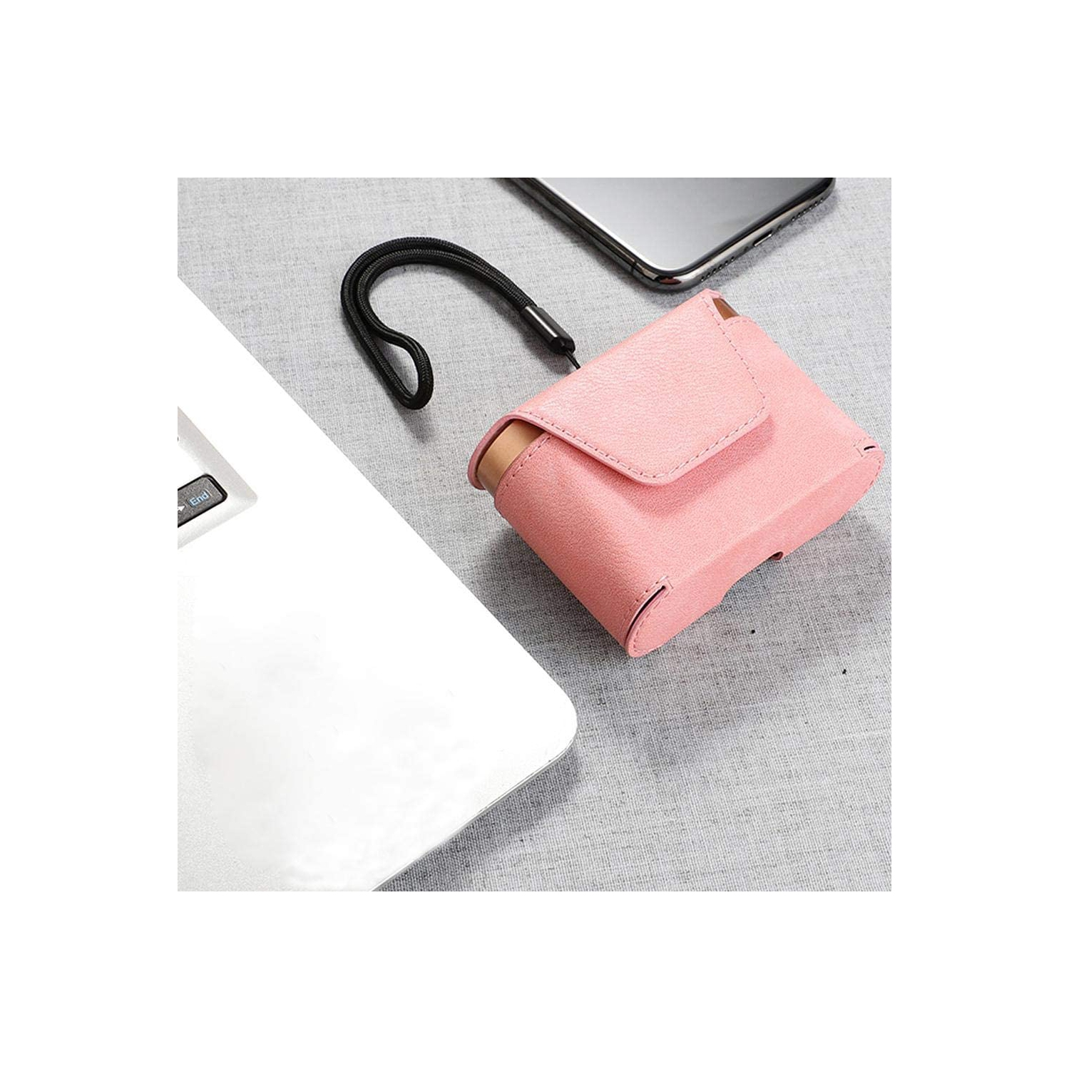 Dustproof Leather Protective Cover Case Compatible with Sony WF-1000XM3, 1000XM3S, 1000XM3B Earphone - Pink