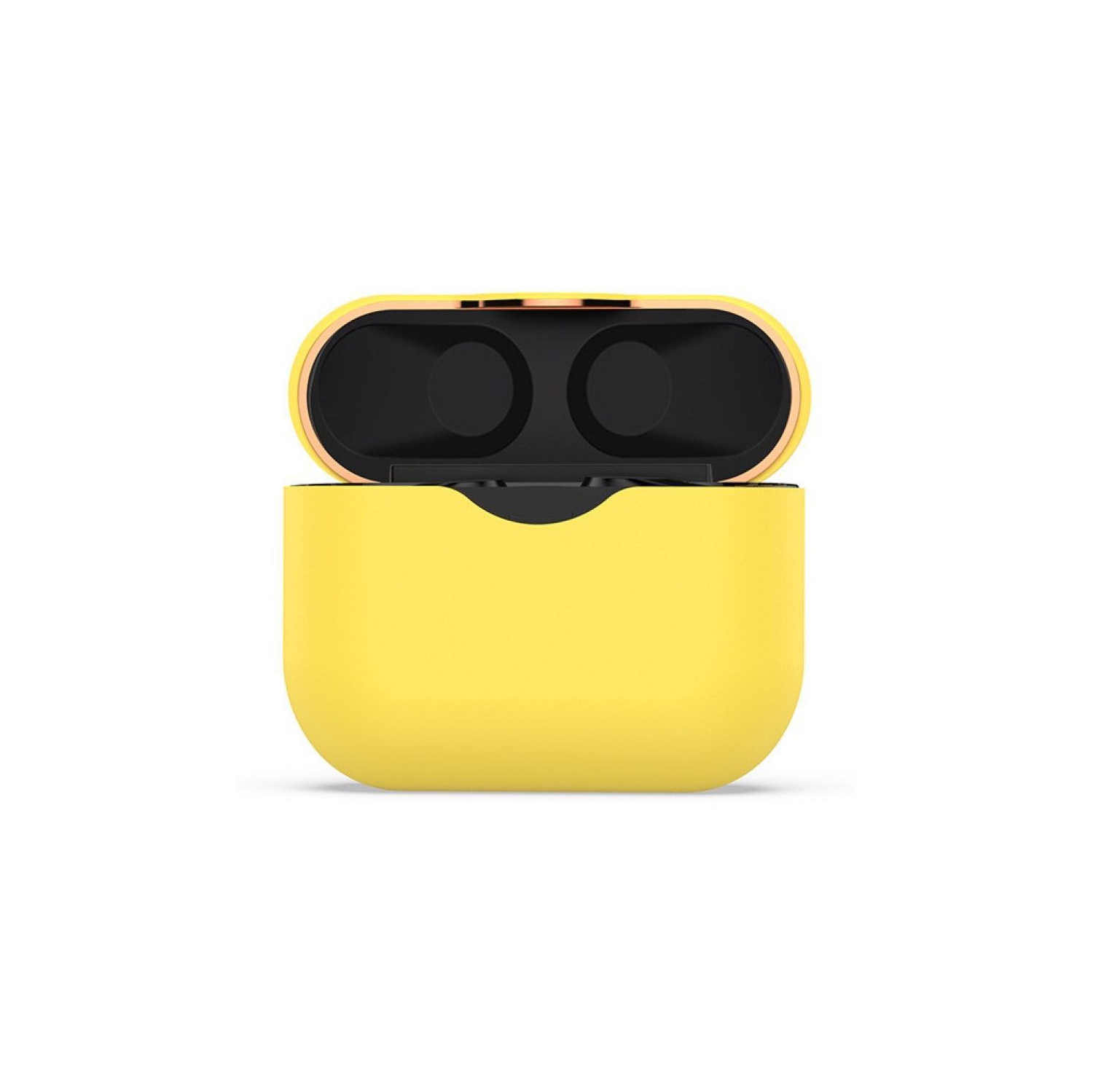 Silicone Cover Case Compatible with Sony WF-1000XM3, 1000XM3S, 1000XM3B Wireless Earbuds, Soft Anti Drop Silicone Protective Case Cover - Yellow