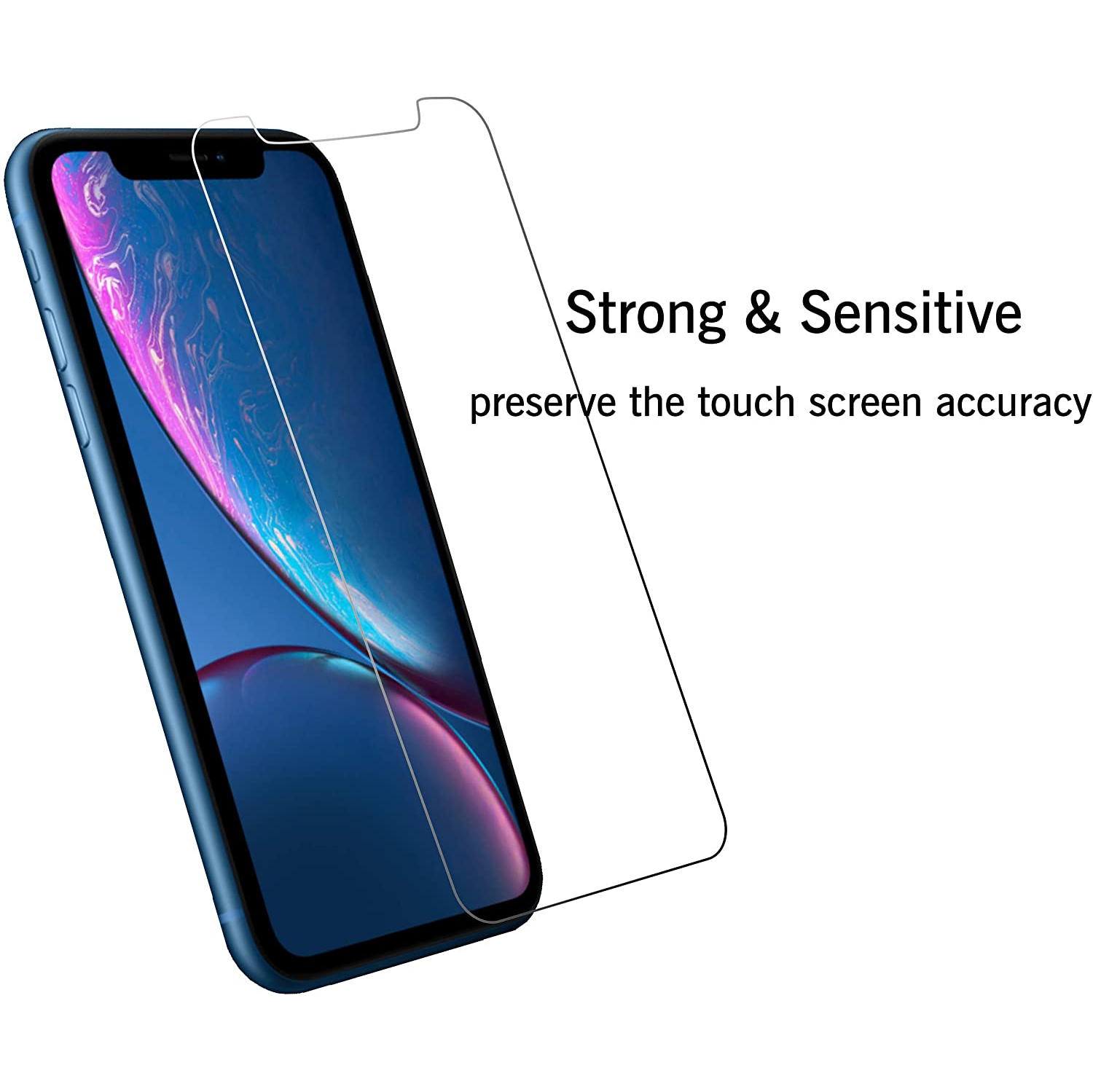 Tempered Glass Ultra Screen Protection for Apple iPhone 11 Pro, iPhone Xs and iPhone X 2-Pack