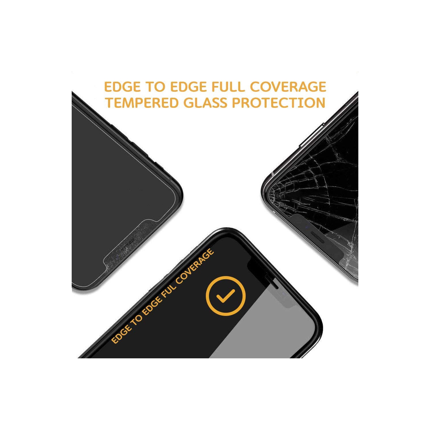 Protecteur d’écran en verre trempé Ultra d’Edge to Edge pour iPhone 11 Pro Max d’Apple, iPhone XS Max