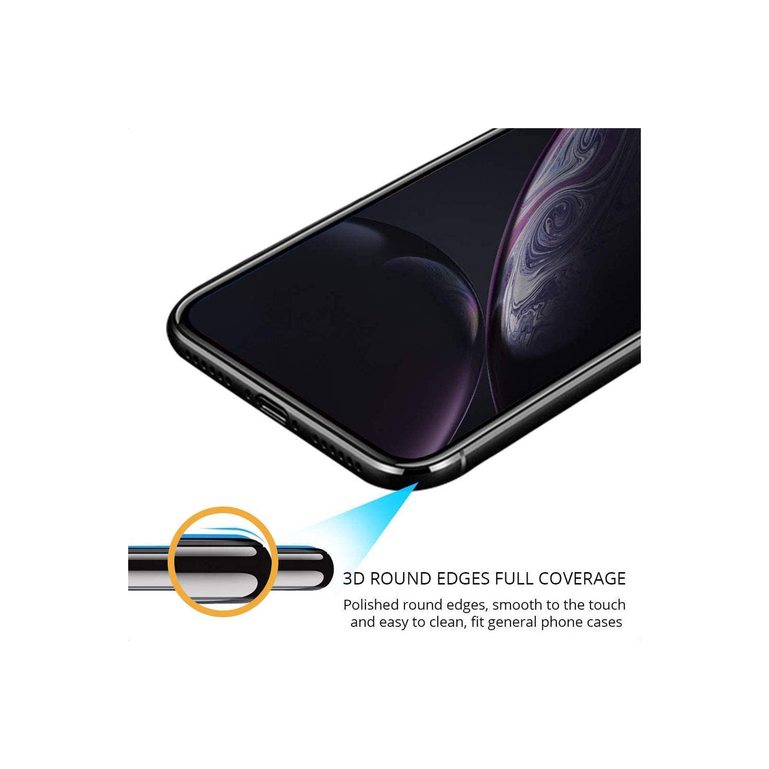 Protecteur d’écran en verre trempé Ultra d’Edge to Edge pour iPhone 11 Pro Max d’Apple, iPhone XS Max