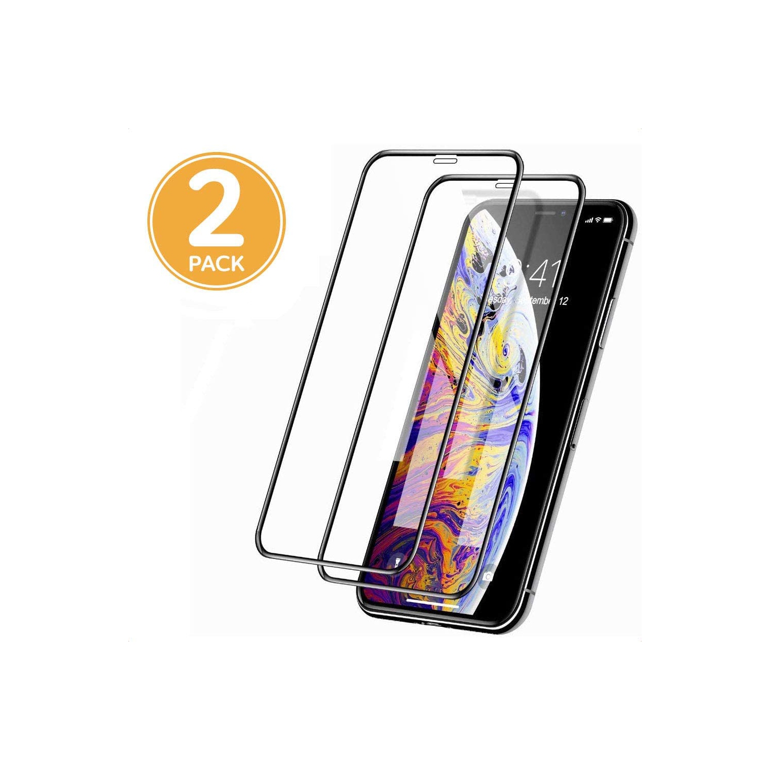 Protecteur d’écran en verre trempé Ultra d’Edge to Edge pour iPhone 11 Pro Max d’Apple, iPhone XS Max