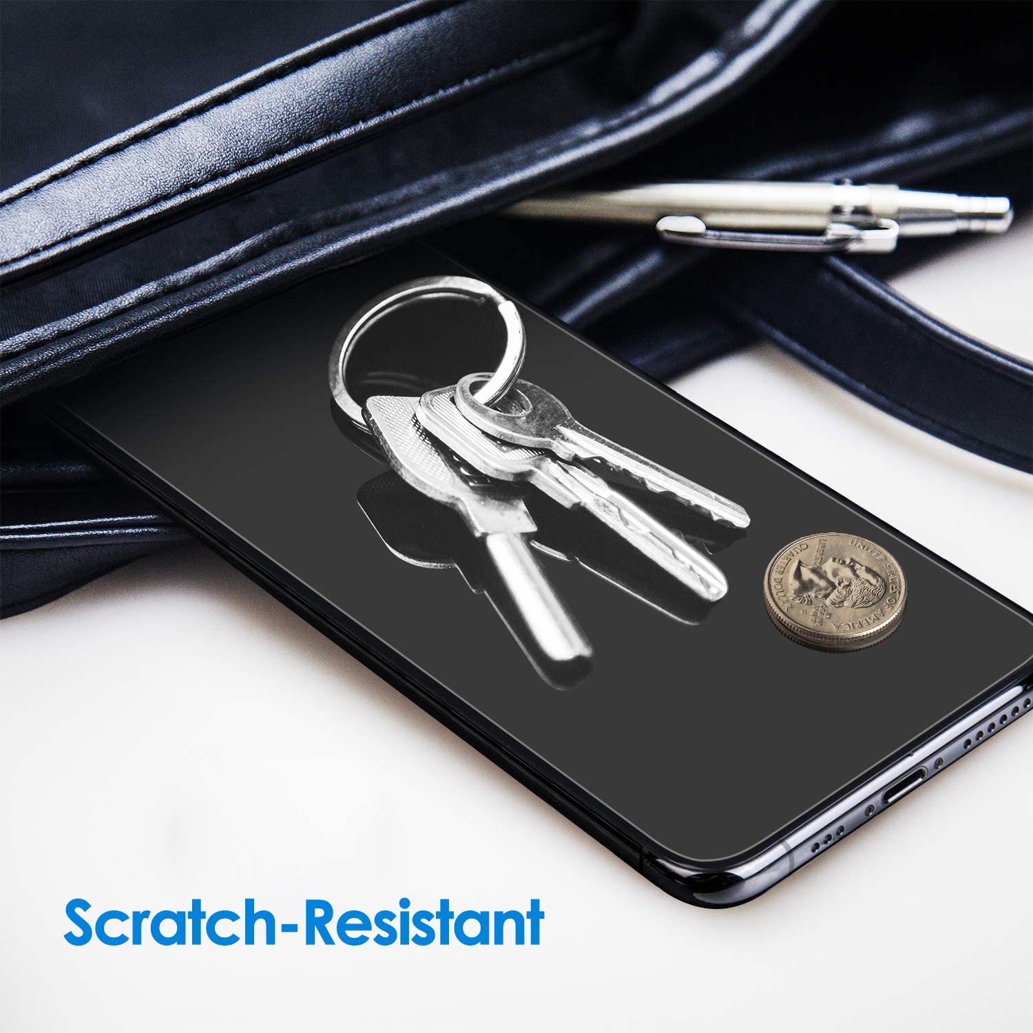 Protecteur d’écran en verre trempé Ultra pour iPhone 11 Pro Max d’Apple, 2 iPhone XS Max